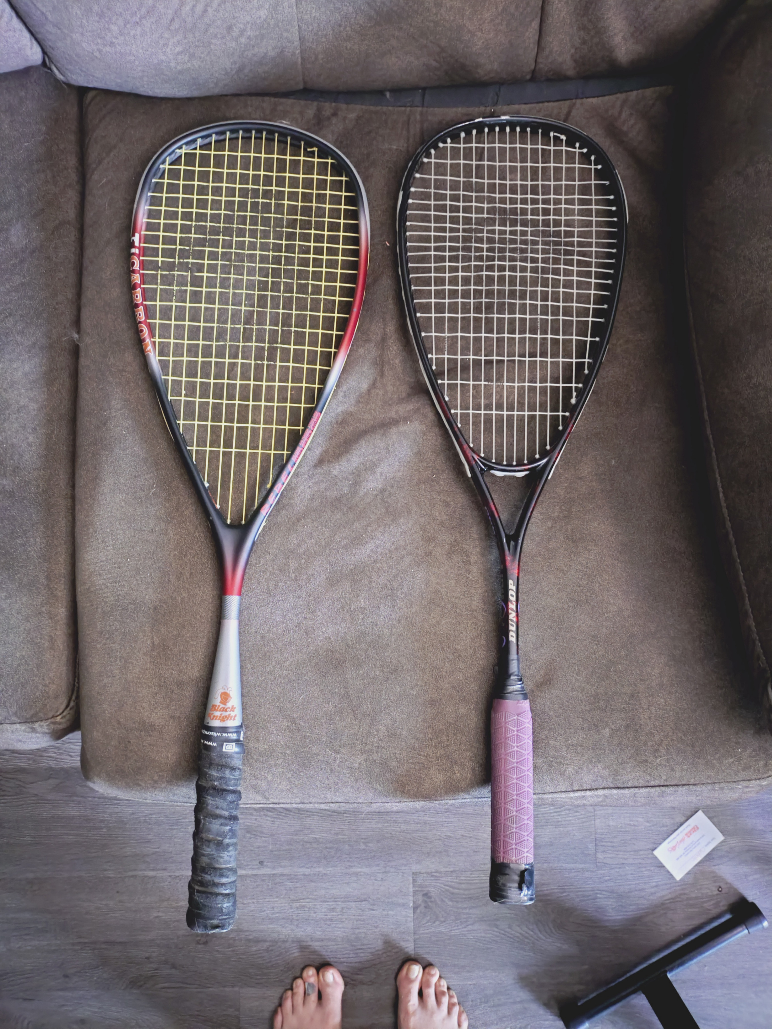 Squash Racquet Bundle – Black Knight & Dunlop + Vintage Racquets - photo 3