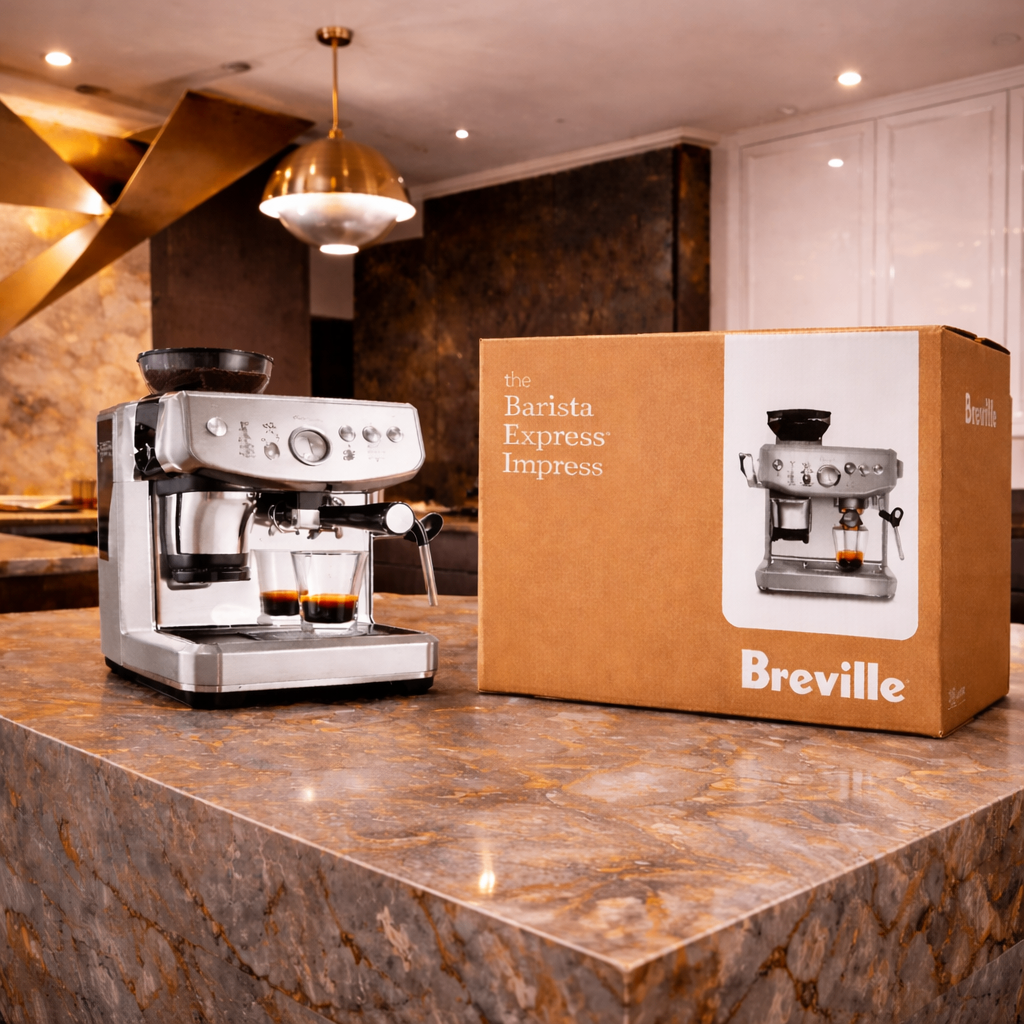 Retail Price$1300-SEALED NEW Breville Barista Express Impress