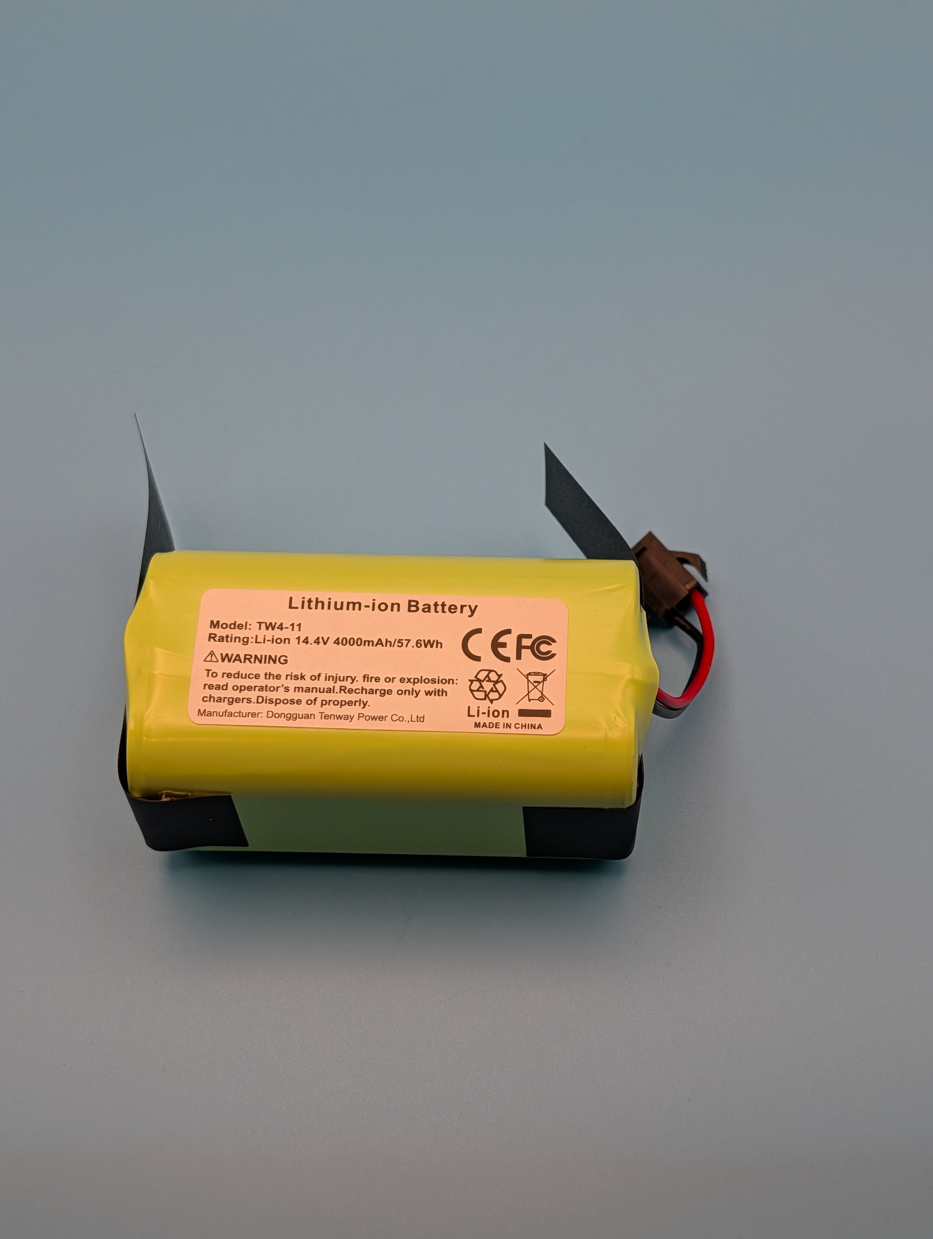 High Capacity 14.4V 4000mAh Robot Vacuum Battery Replacement - photo 2