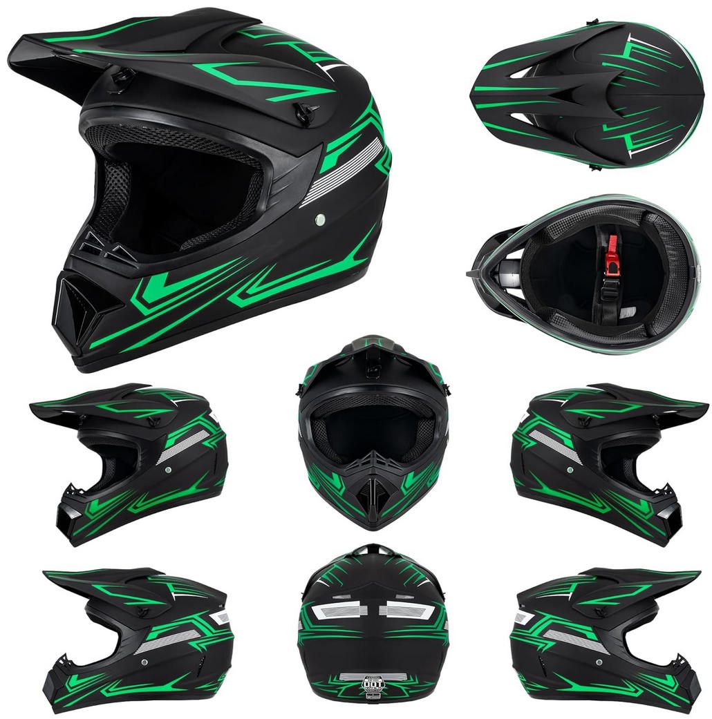 Helmet DOT Approved - Green XL (NEW) - photo 4