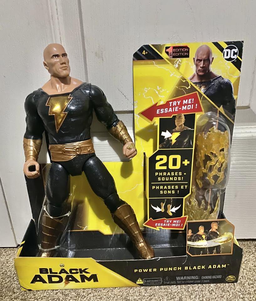 DC Comics, Power Punch Black Adam 12-inch Action Figure - photo 4