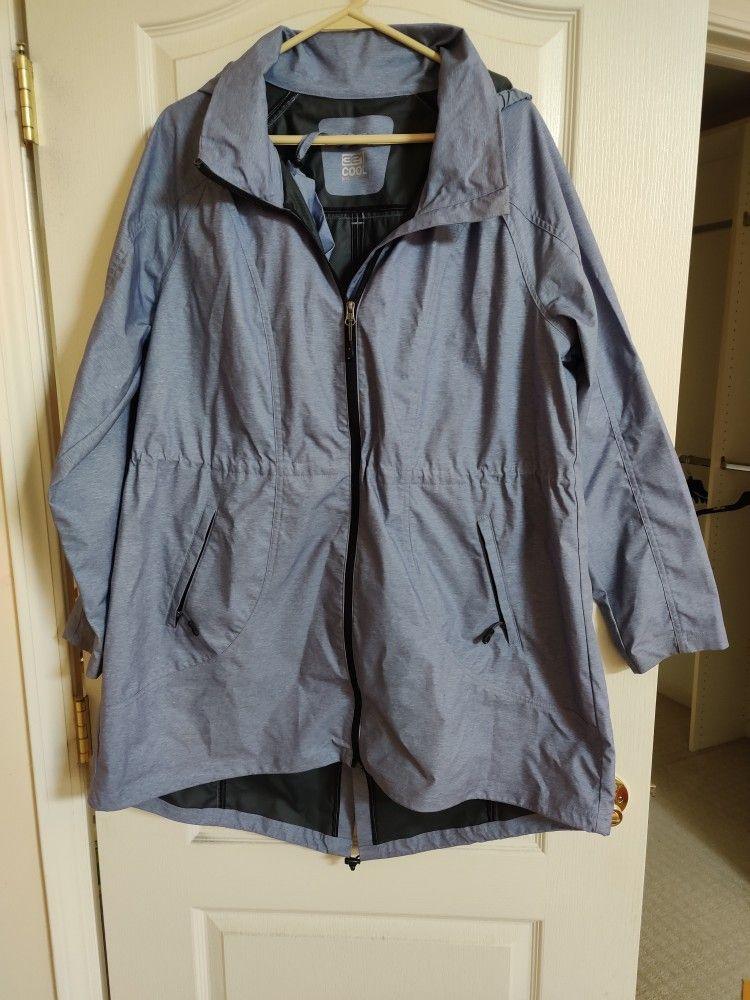 32 Degrees Cool unisex waterproof jacket, size XL/EG.