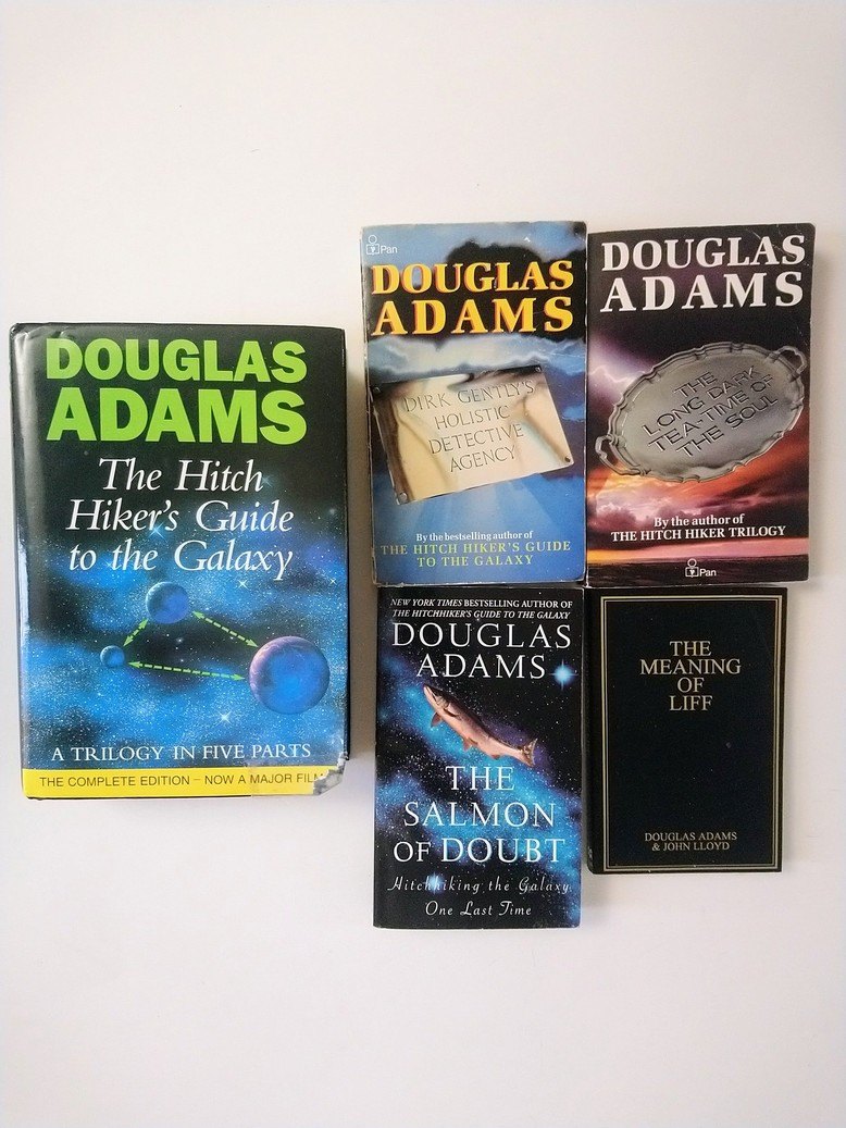 Douglas Adams books!
