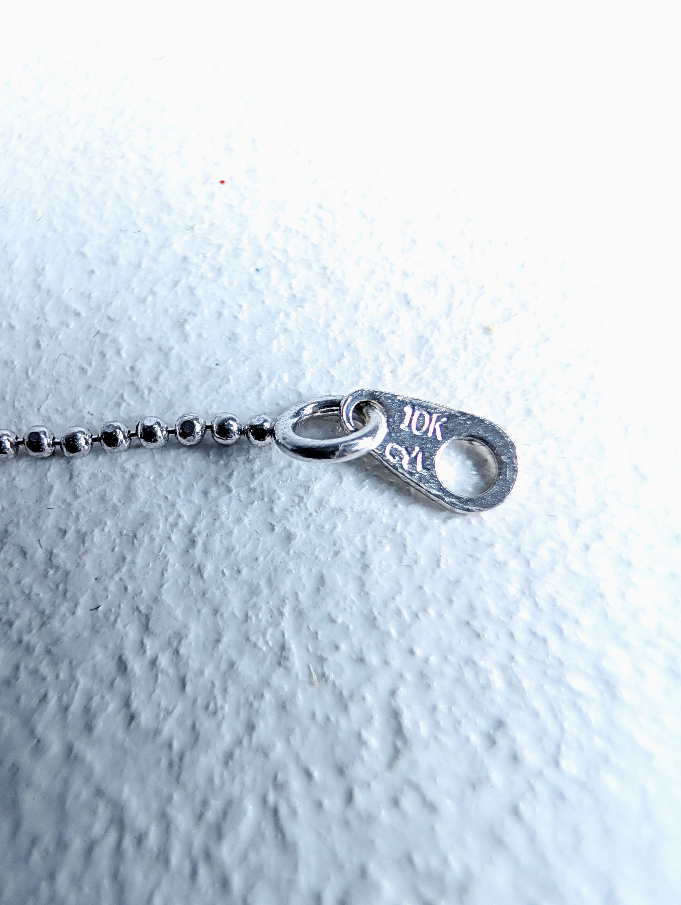 10K White Gold Fancy Anklet - photo 4