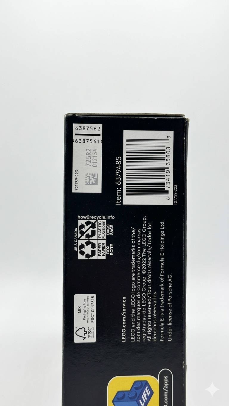 LEGO Technic Formula E Porsche 99X Electric 42137 - photo 2