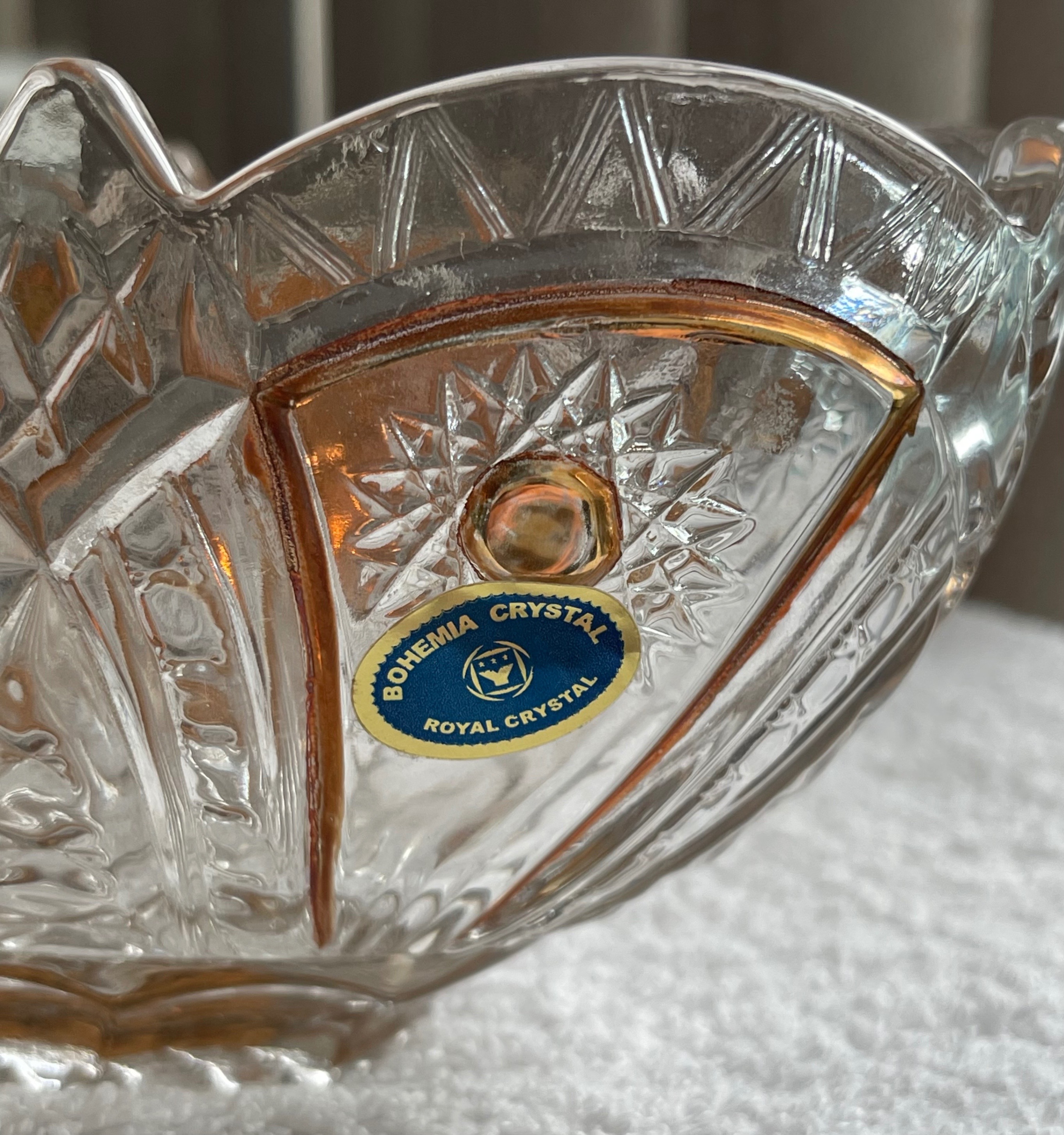 Master 10.5" Bohemia Lead Crystal Bowl — Hand-Cut - photo 5