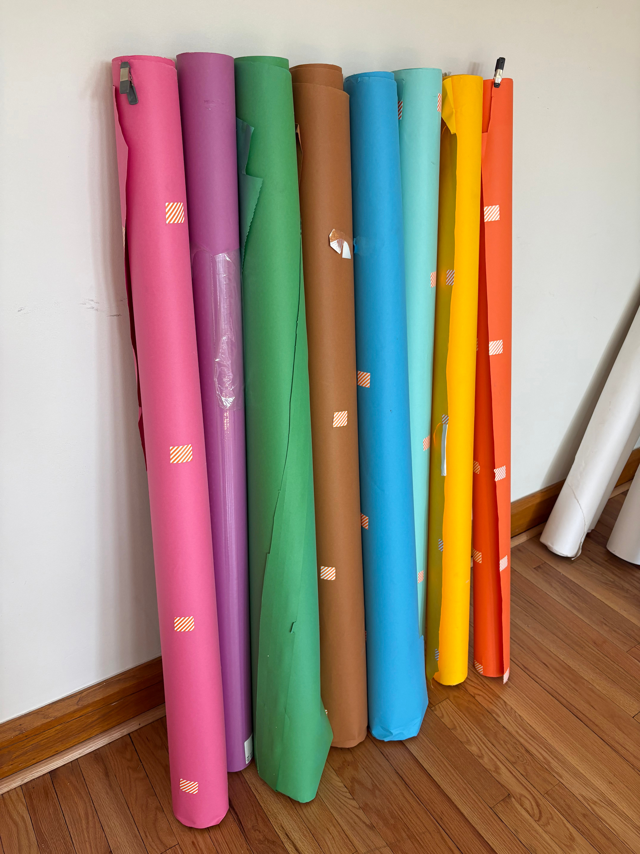 8 Rolls of photographic paper 53" wide full rolls