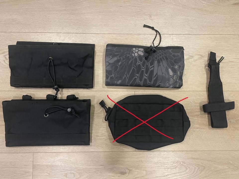 Tactical MOLLE Pouches - Dump Pouch, Bottle Holder