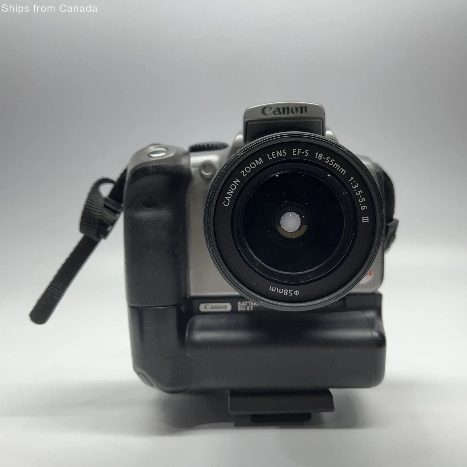 Canon EOS Digital Rebel Digital SLR Camera w/ Battery Grip & Acc - photo 3
