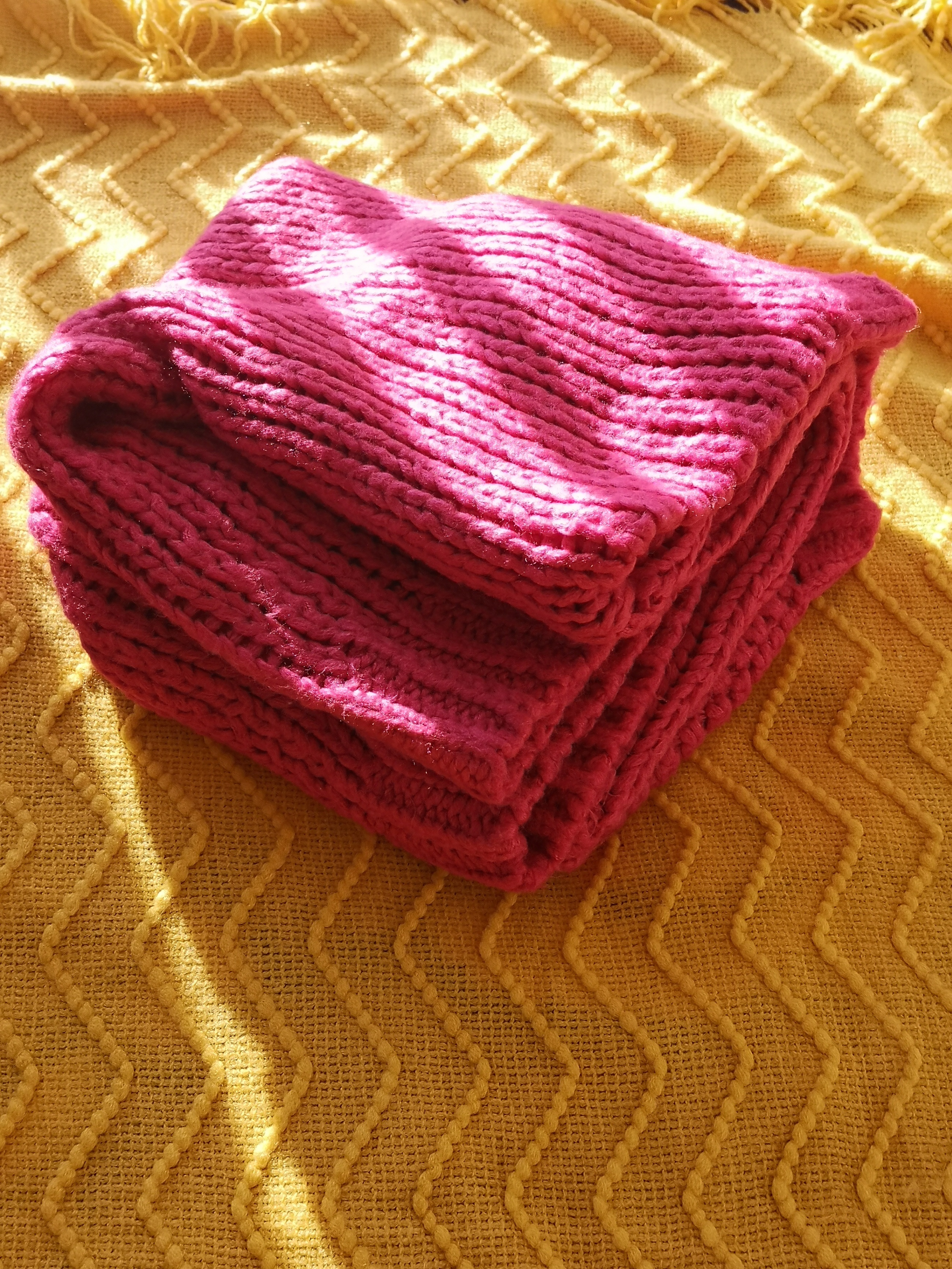 Japan Brand Pink Chunky Knit Sweater - Size F - photo 3