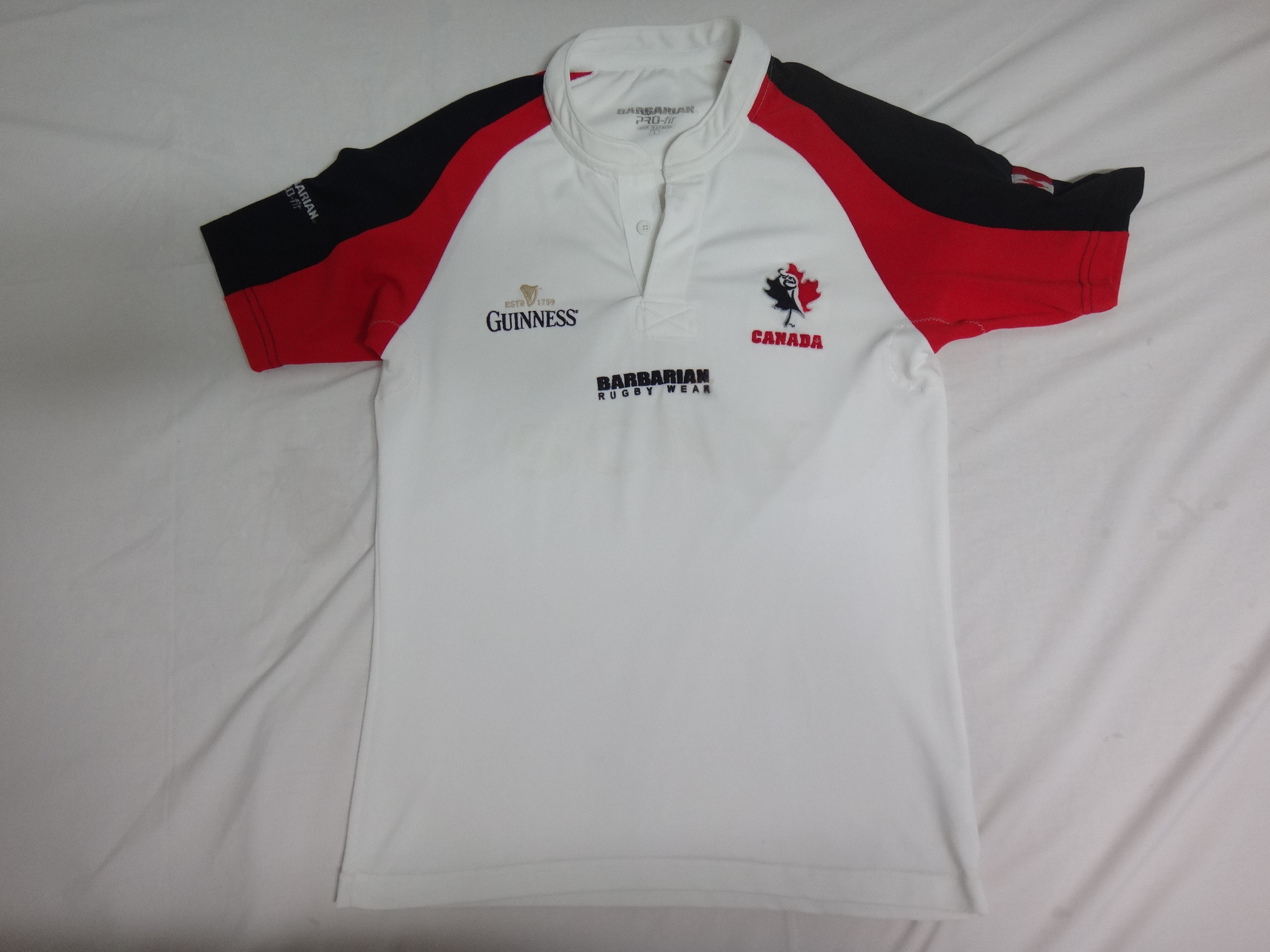 ✅♻️Large Stretch Barbarian Rugby Jersey Made in Canada 🇨🇦 - photo 5