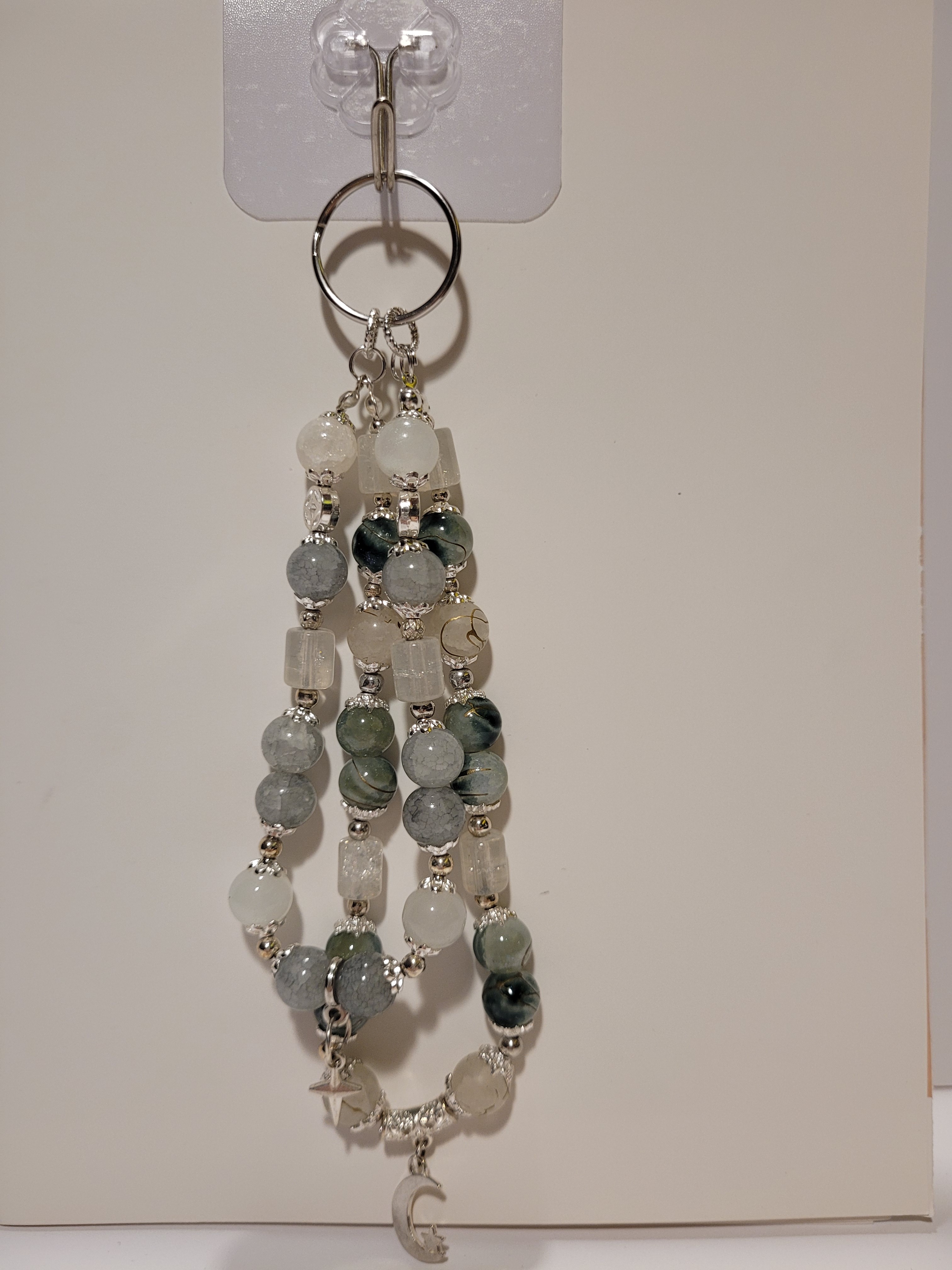 Handmade Beaded Keychain - photo 2