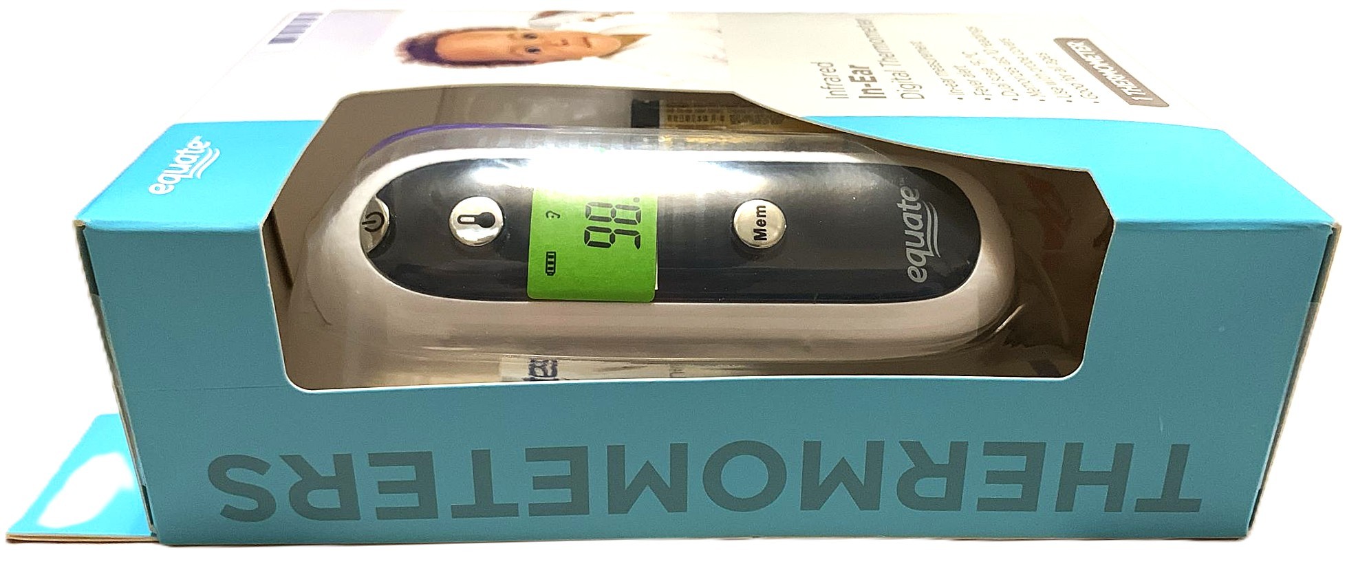 NEW Equate Infrared Ear Thermometer - CR Top Rating - photo 5