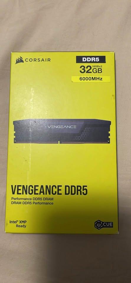 Corsair DDR5 32GB (2x16GB) 6000MHz RAM - Open Box / Like New - photo 2