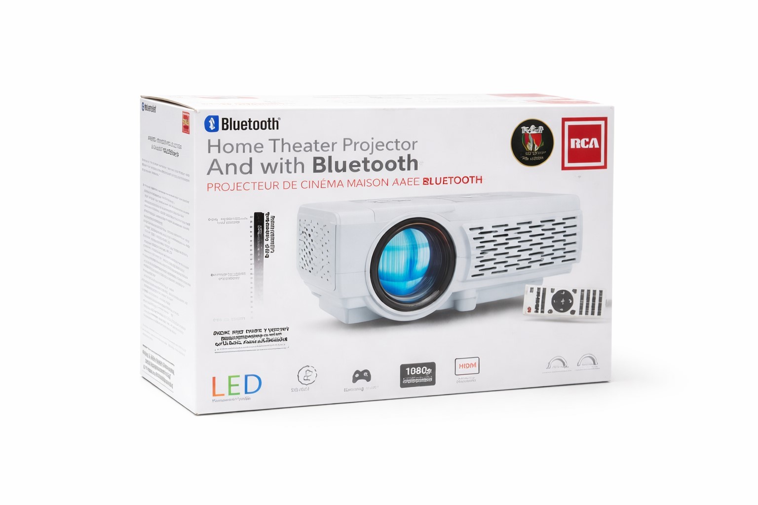 RCA Home Theater Projector FHD w/ Bluetooth | Open Box | on Sale