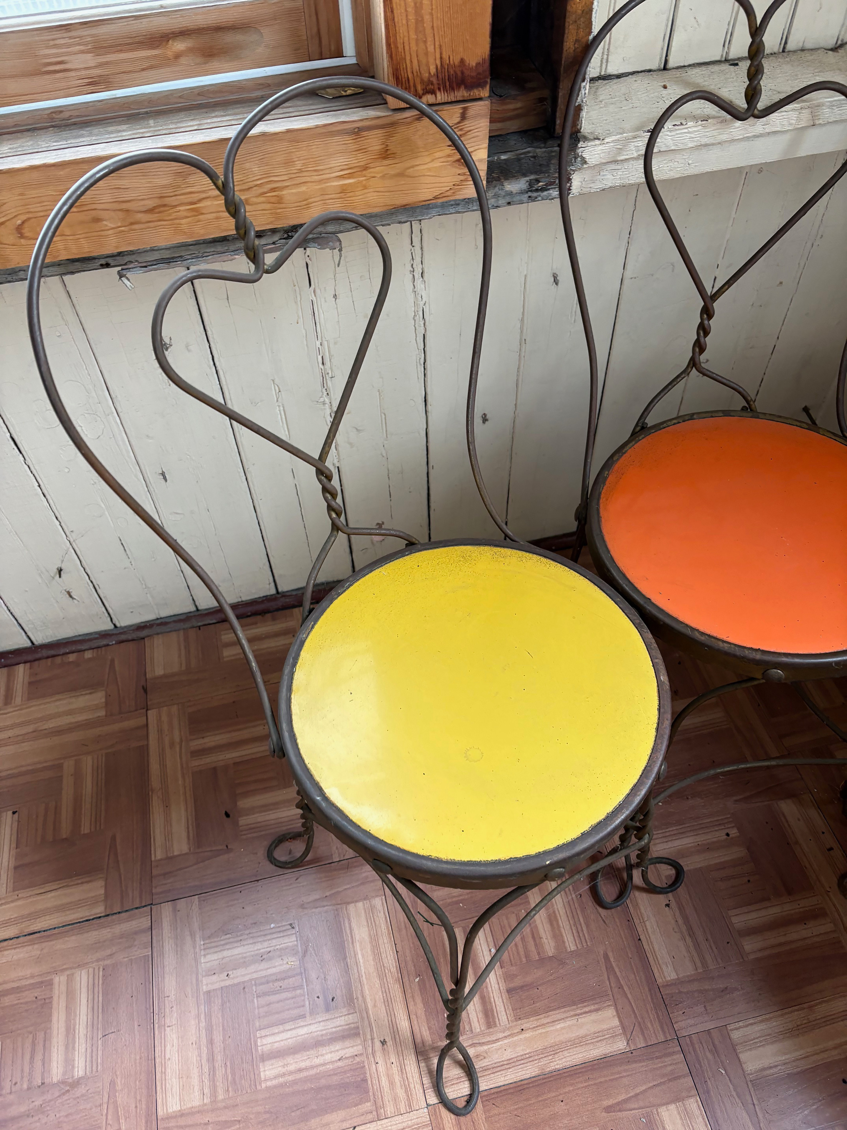 Vintage Café Table with chairs - photo 5