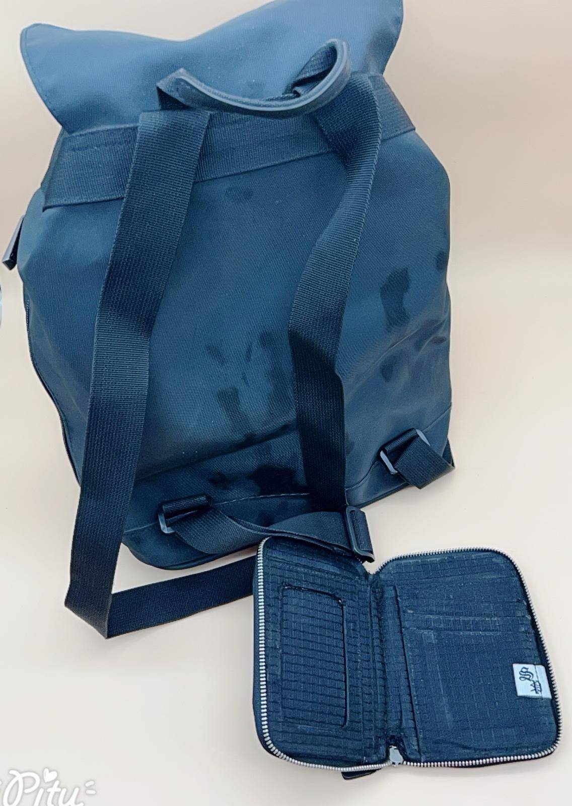 ELLE Homme backpack with small black pouch CA$10