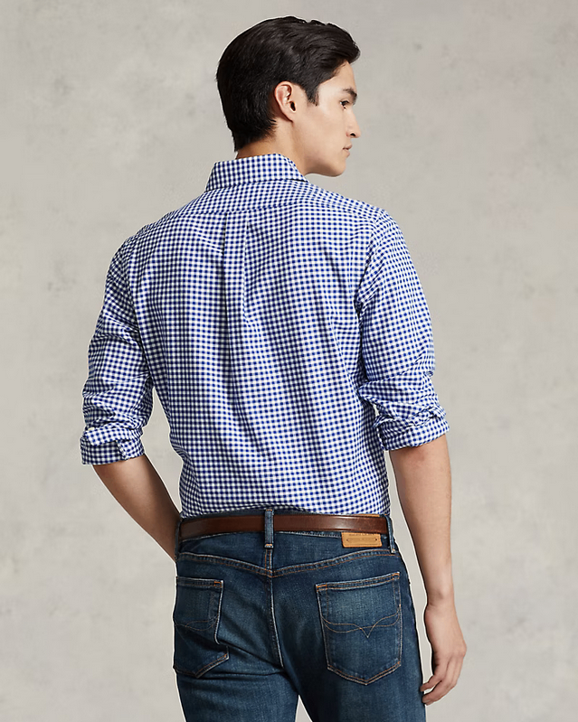 ✅👍🆕POLO 🏇 RALPH LAUREN Men's Small Classic Gingham Oxford Shirt - photo 5