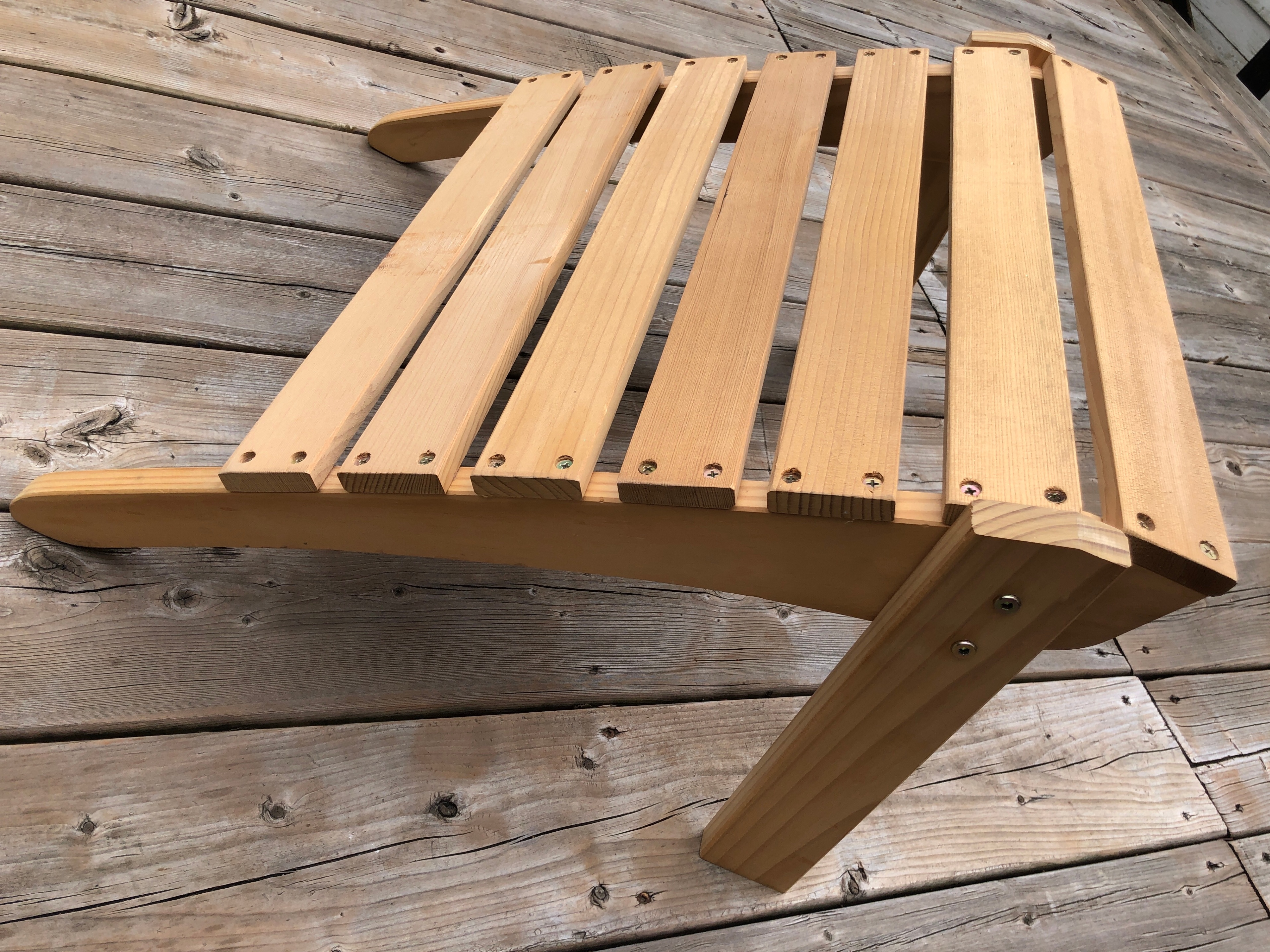 Wood Adirondack Ottoman / Footrest CA$40