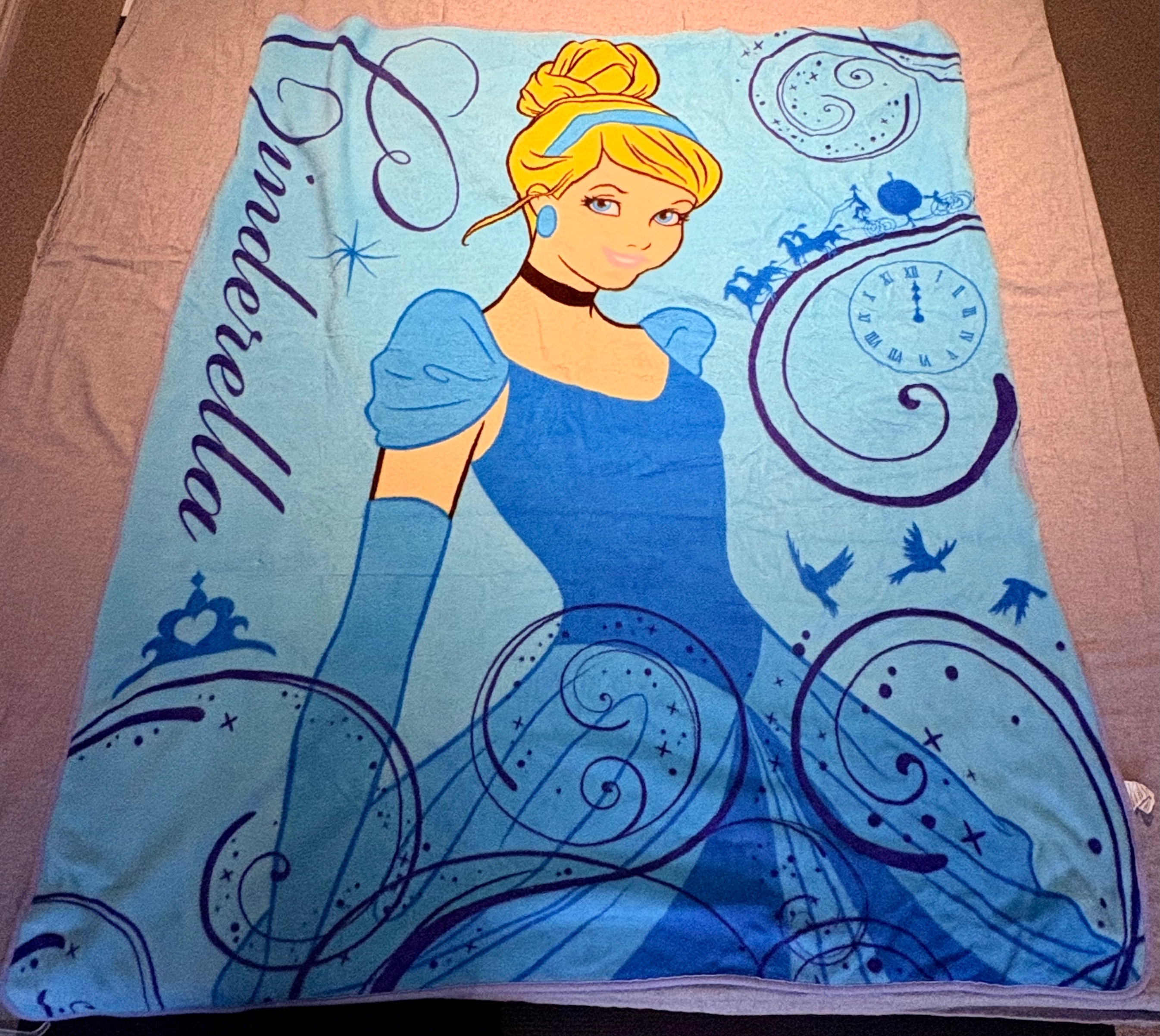 👑 Cinderella Plush Blanket 👑