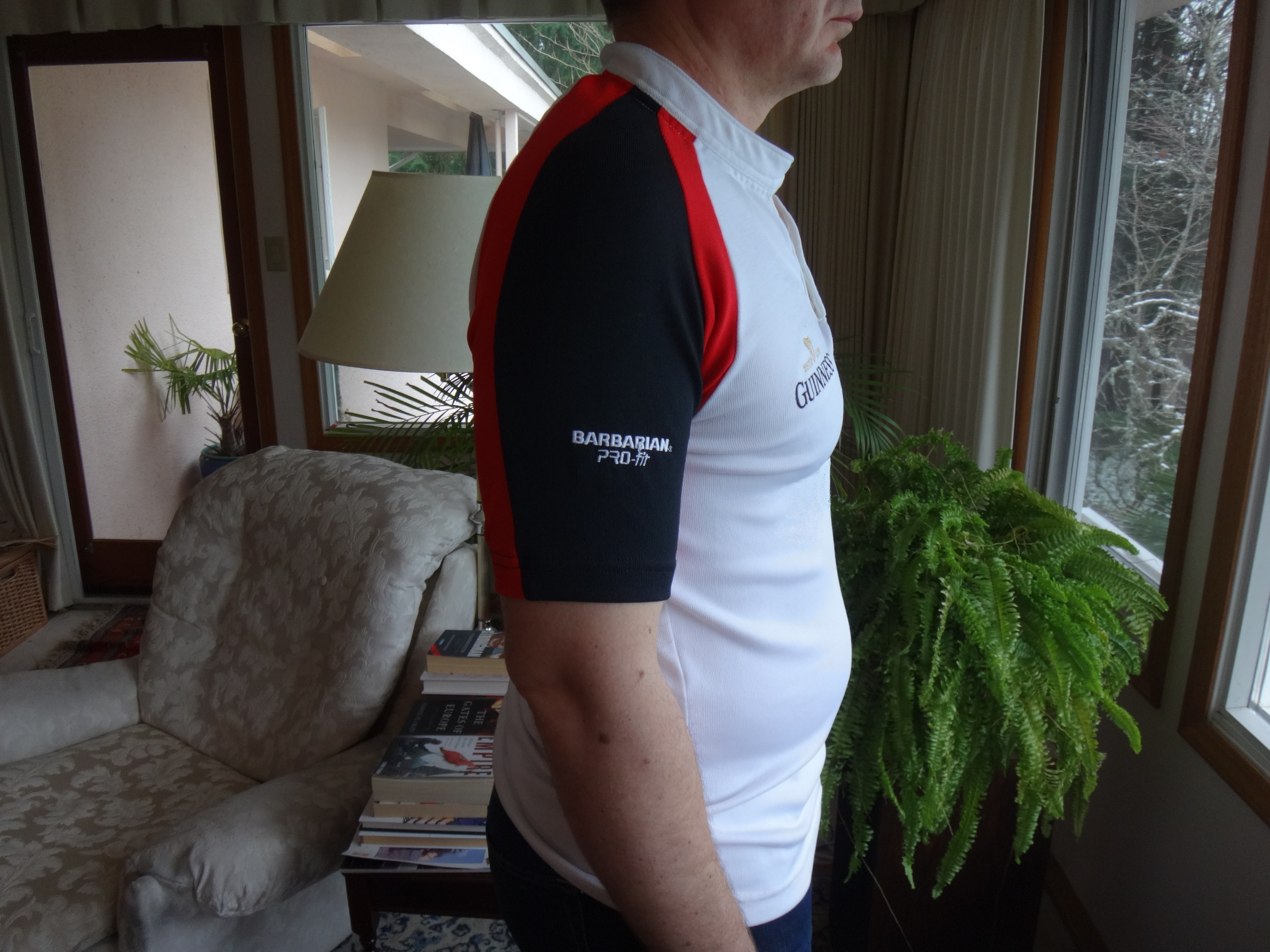 ✅♻️Large Stretch Barbarian Rugby Jersey Made in Canada 🇨🇦 - photo 4