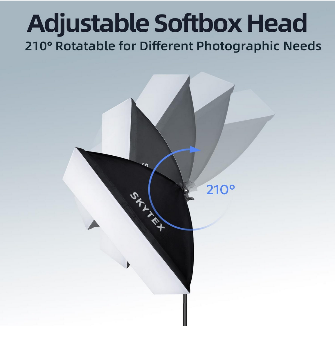 SKYTEK Softbox Lighting Kit with 2 LED Bulbs & Remotes - photo 5