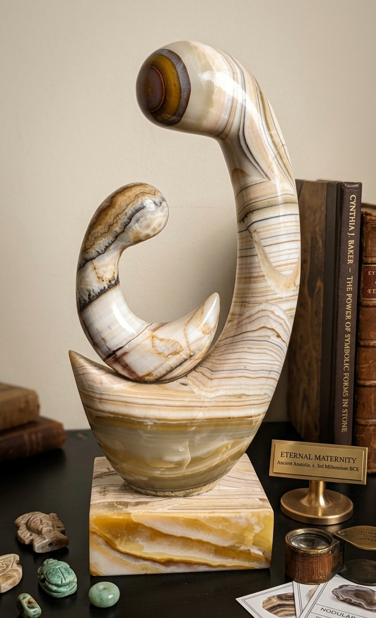 The Infinite Cradle - Beautiful Onyx Show Piece