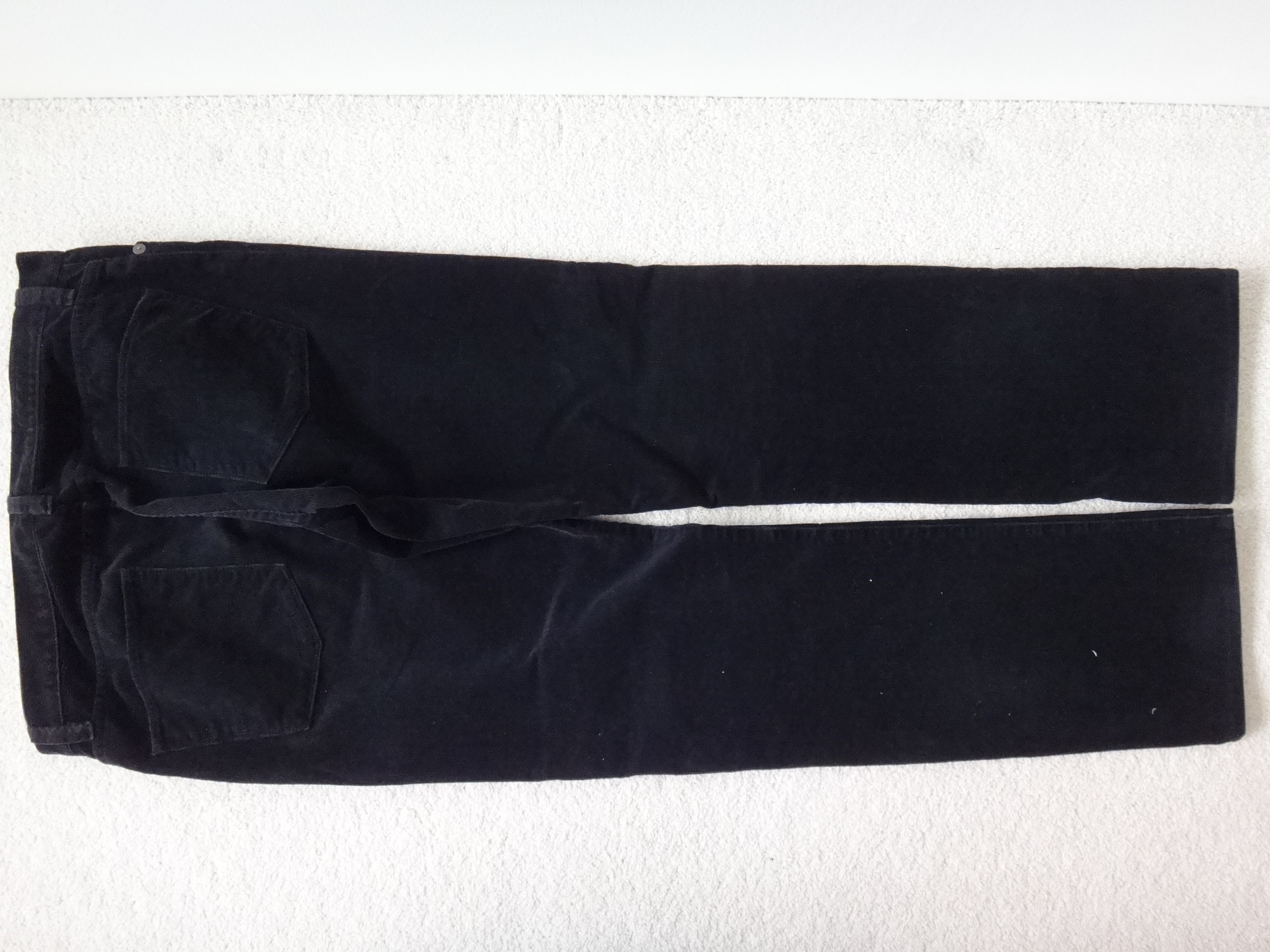 ✅🆕CLUB MONACO Men's 32 x 32 Slim Thick Corduroy Navy Blue Jeans - photo 5