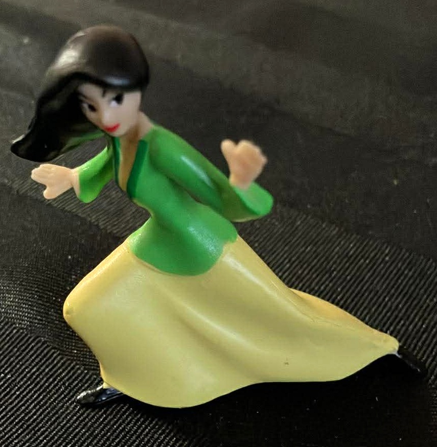 Disney Princess Mulan Fighting Stance Toy Figure - 2 Inches