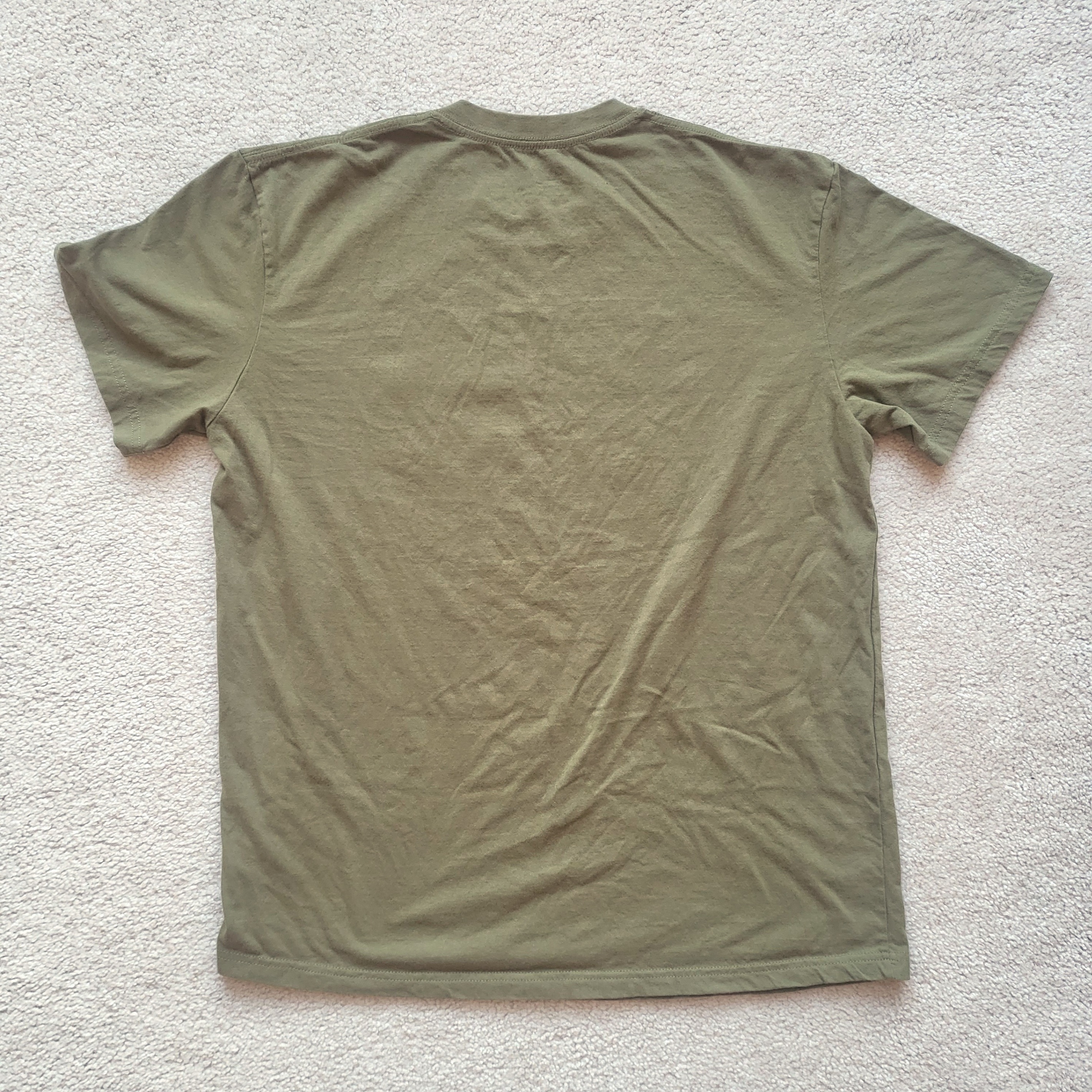 New Size Large Moss Green Graphic Comedic T-Shirt - South Ajax - photo 3