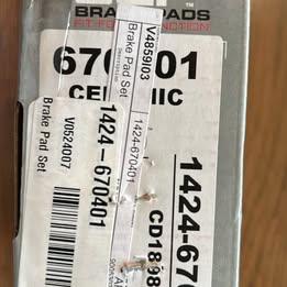 Brand New Audi SQ5 OEF3 Rear brake pad - photo 3