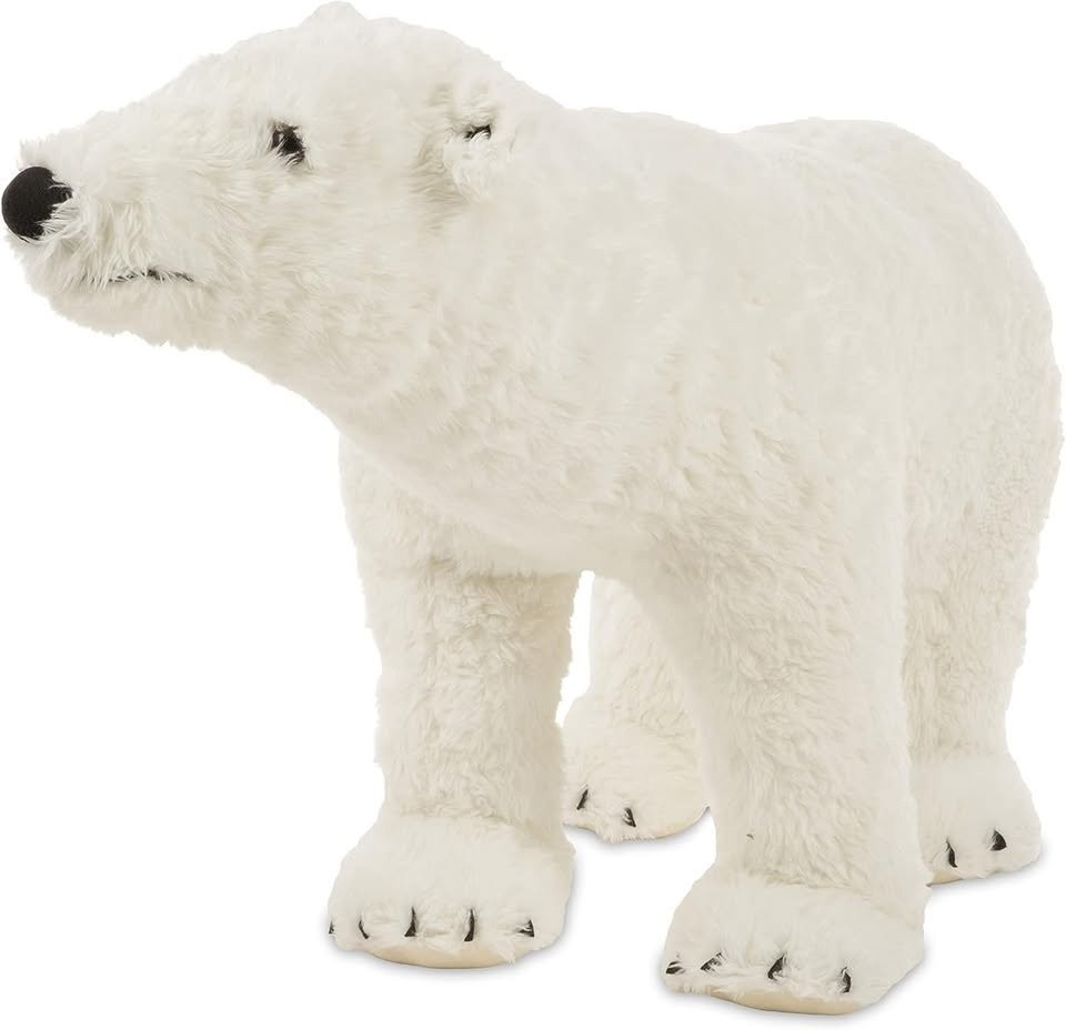 Melissa & Doug Giant Polar Bear - Lifelike Stuffed Animal  !