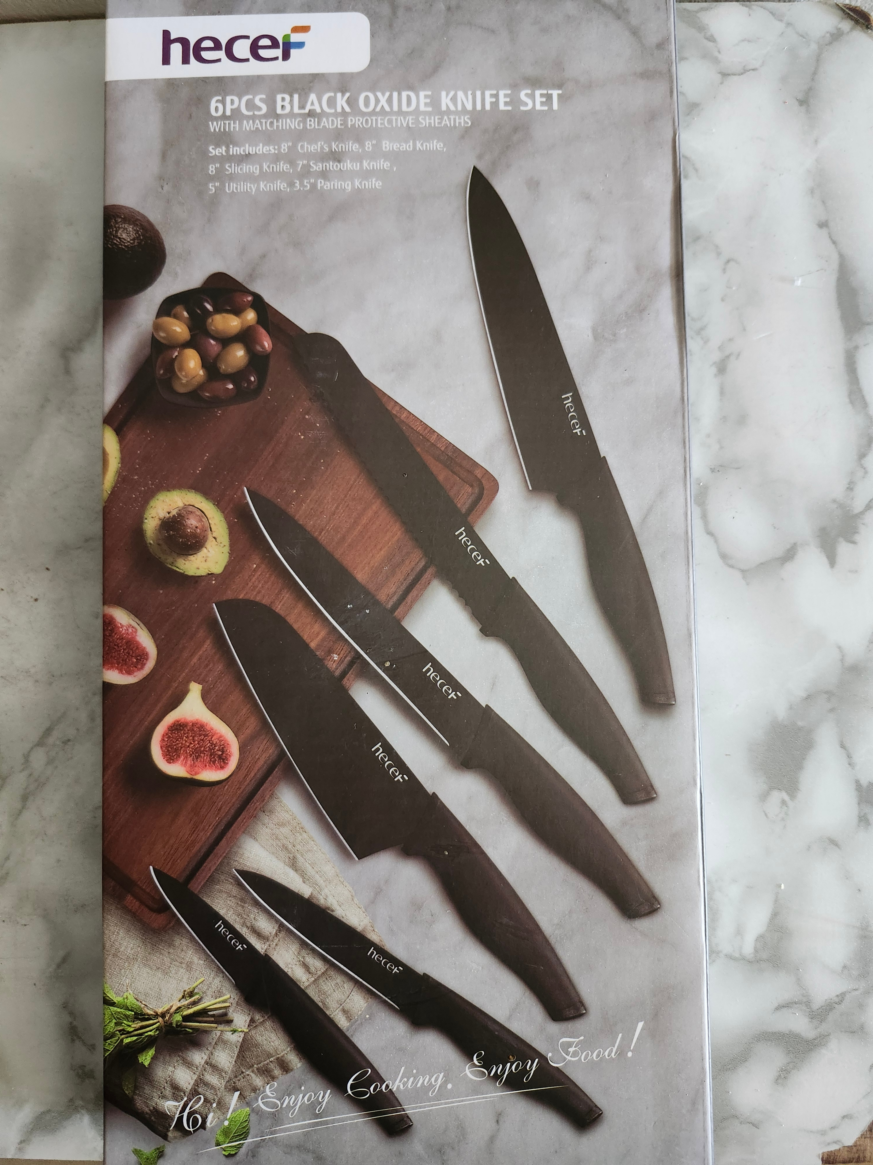 Hecef 6pcs Knife set