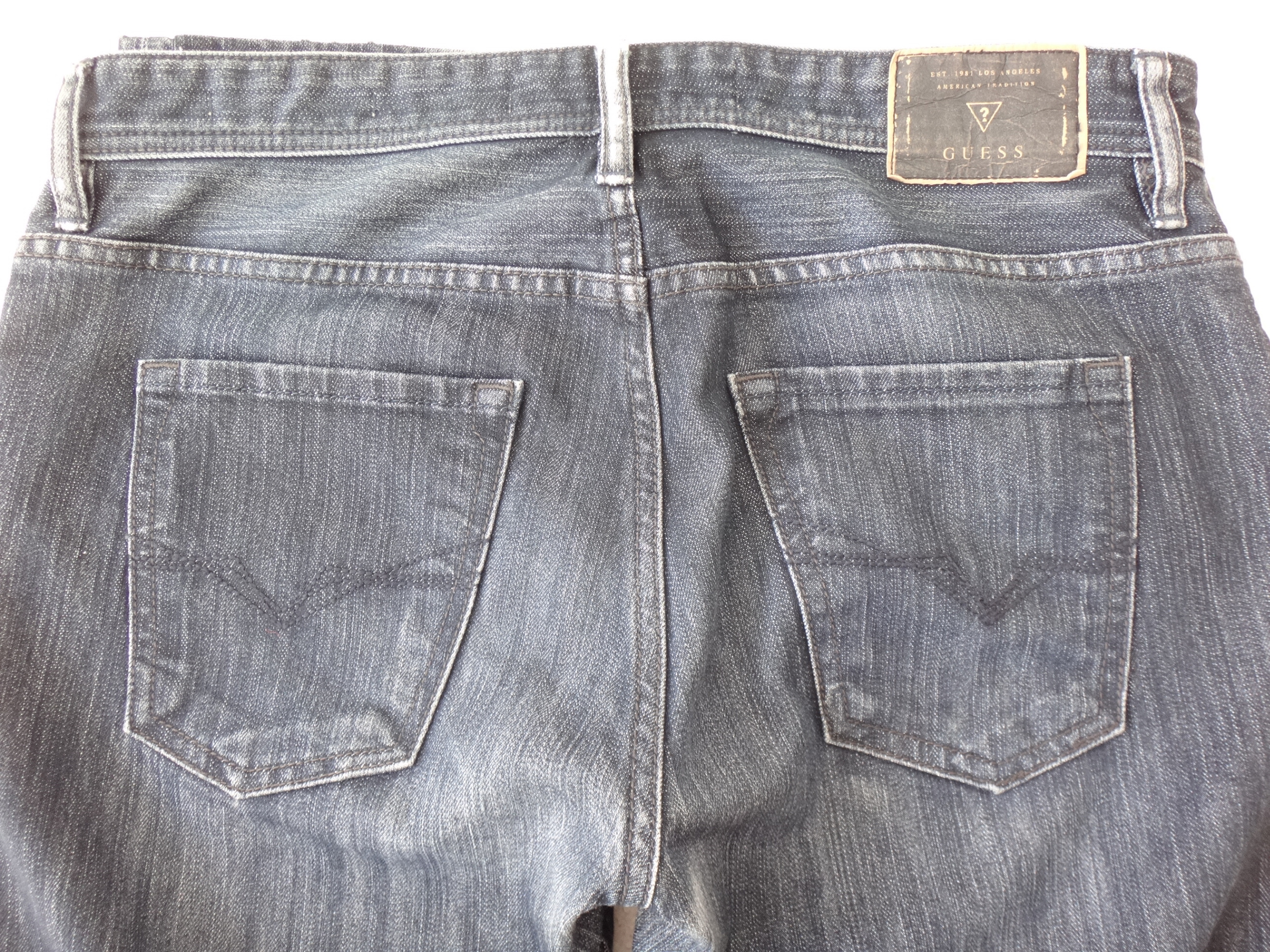 ✅♻️G U E S S Men's 30W x 32L Regular Straight Dark Wash Jeans - photo 4
