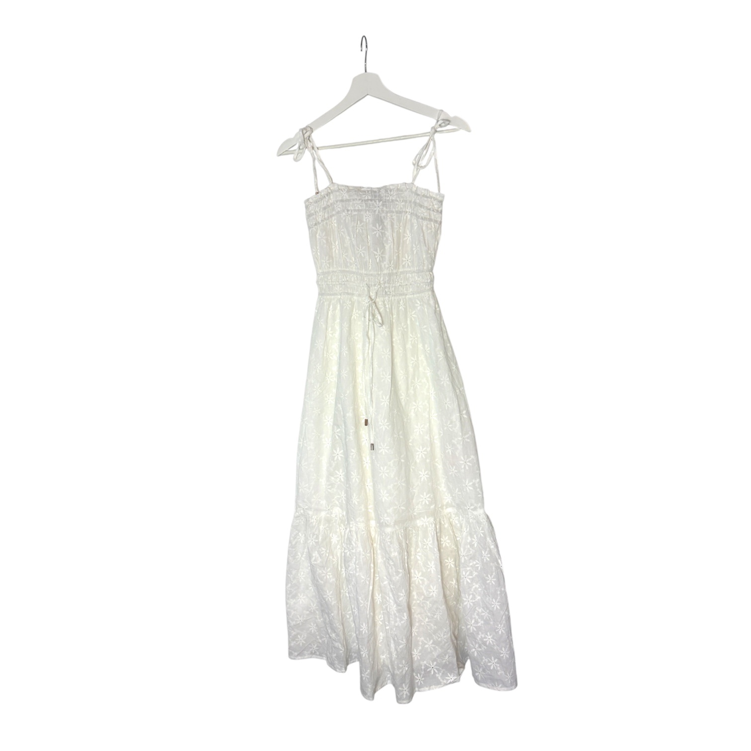 MINKPINK Sadie Brodery Maxi Sun Dress Size Small in Ivory - photo 4