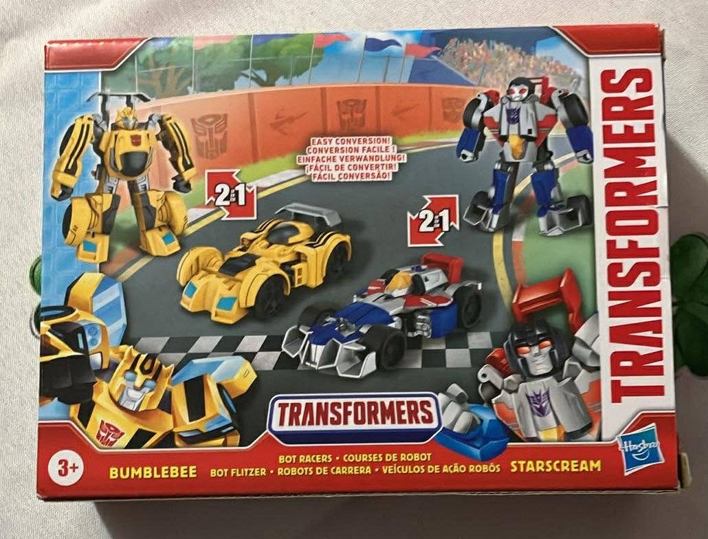 Transformers Bumblebee and Starscream Bot Racers (New)