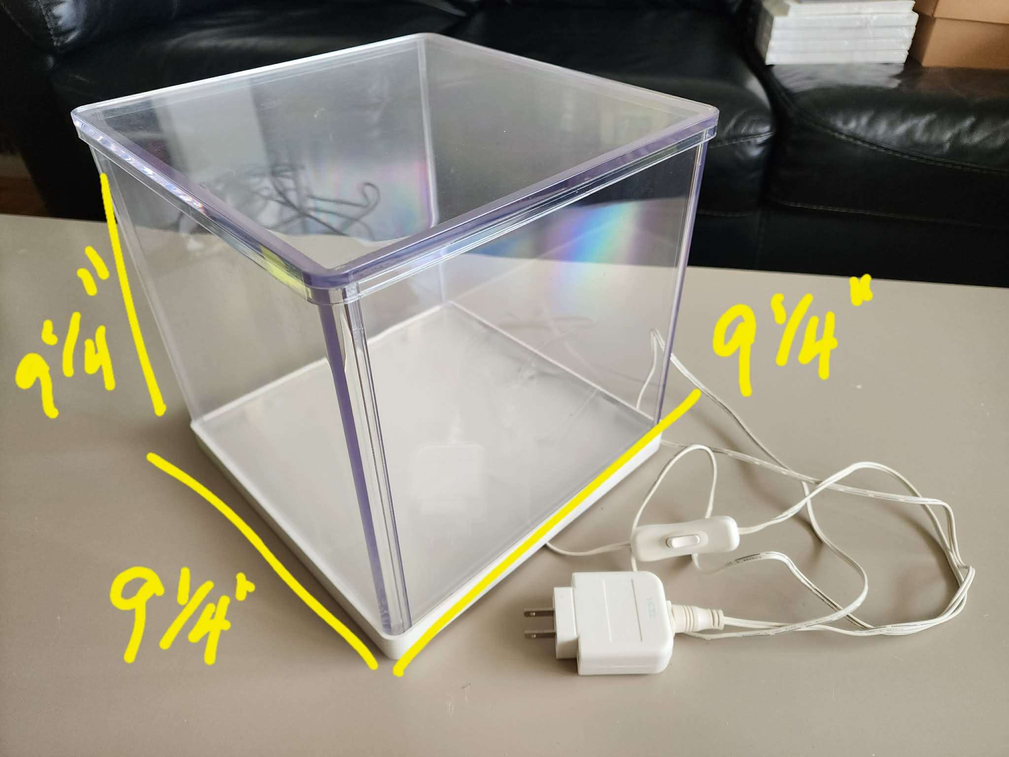 LED Acrylic Display Box (Discontinued Ikea SYNAS) - photo 2