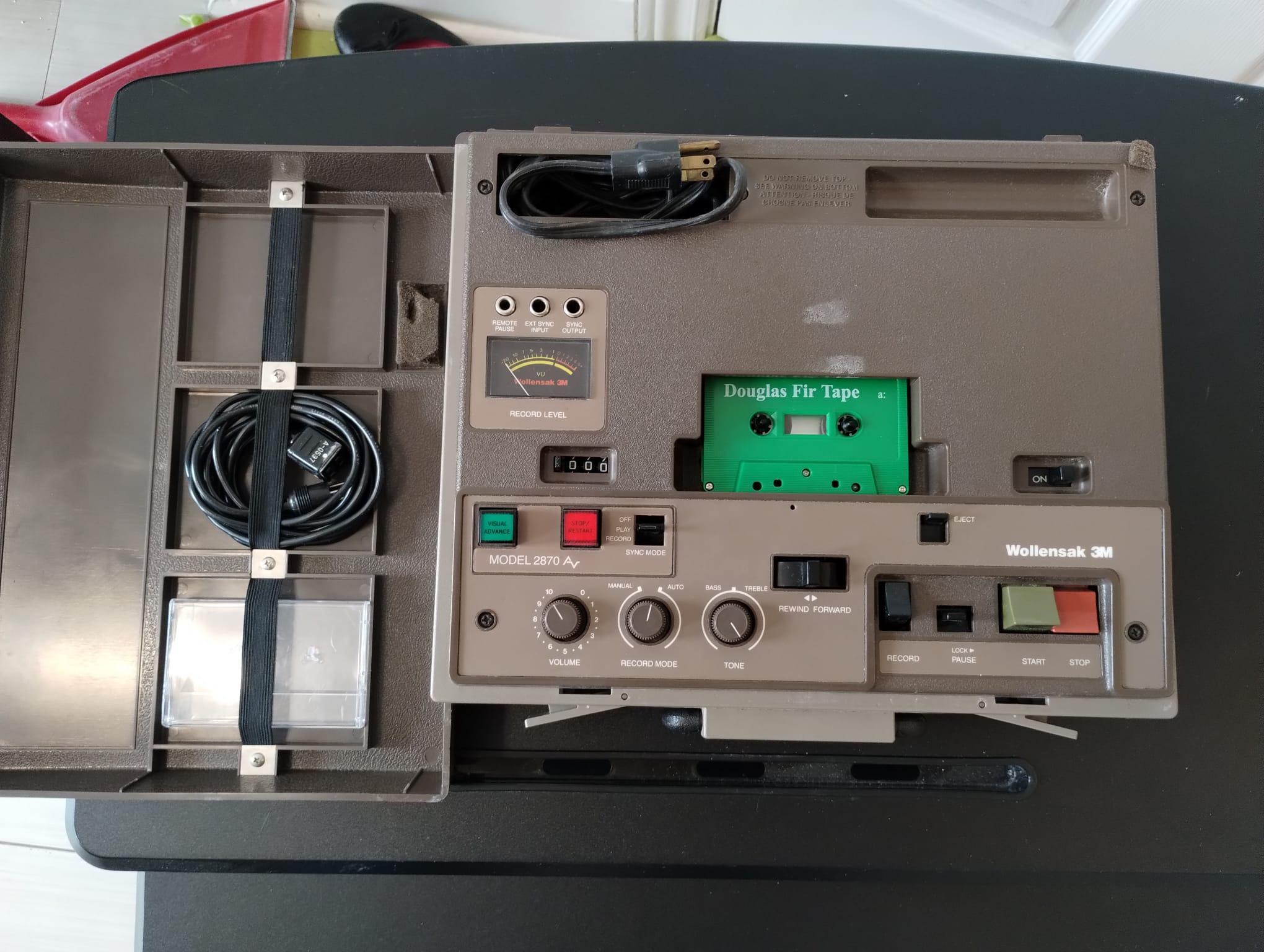 Vintage Wollensak 3M Tape Recorder System 2870AV - photo 5