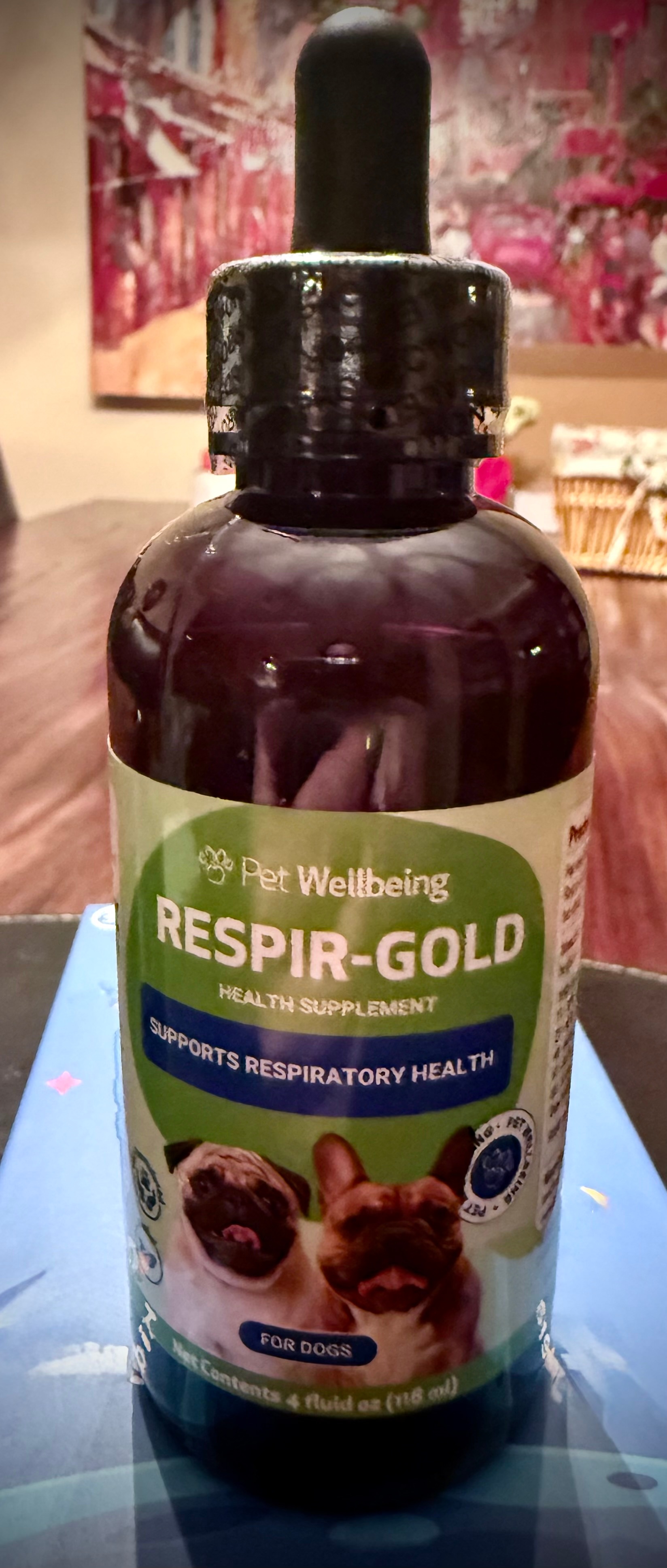 SEALED:  Pet Wellbeing Respir-Gold for Dogs