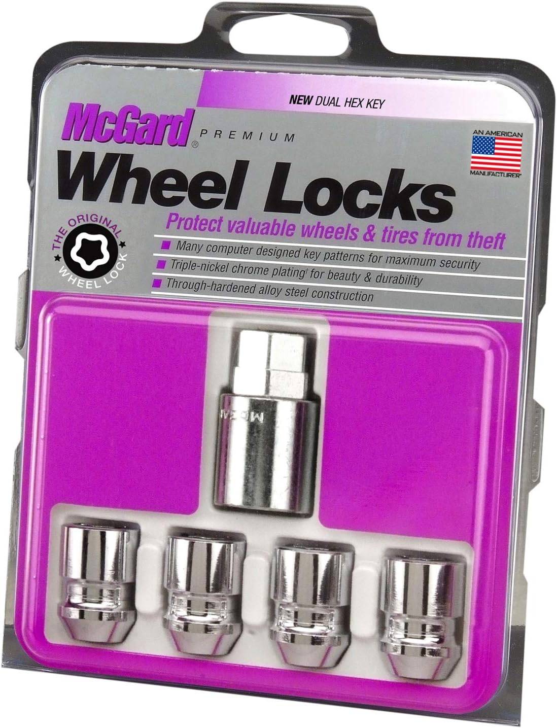 MCGARD 24157 Chrome Cone Seat Wheel Locks