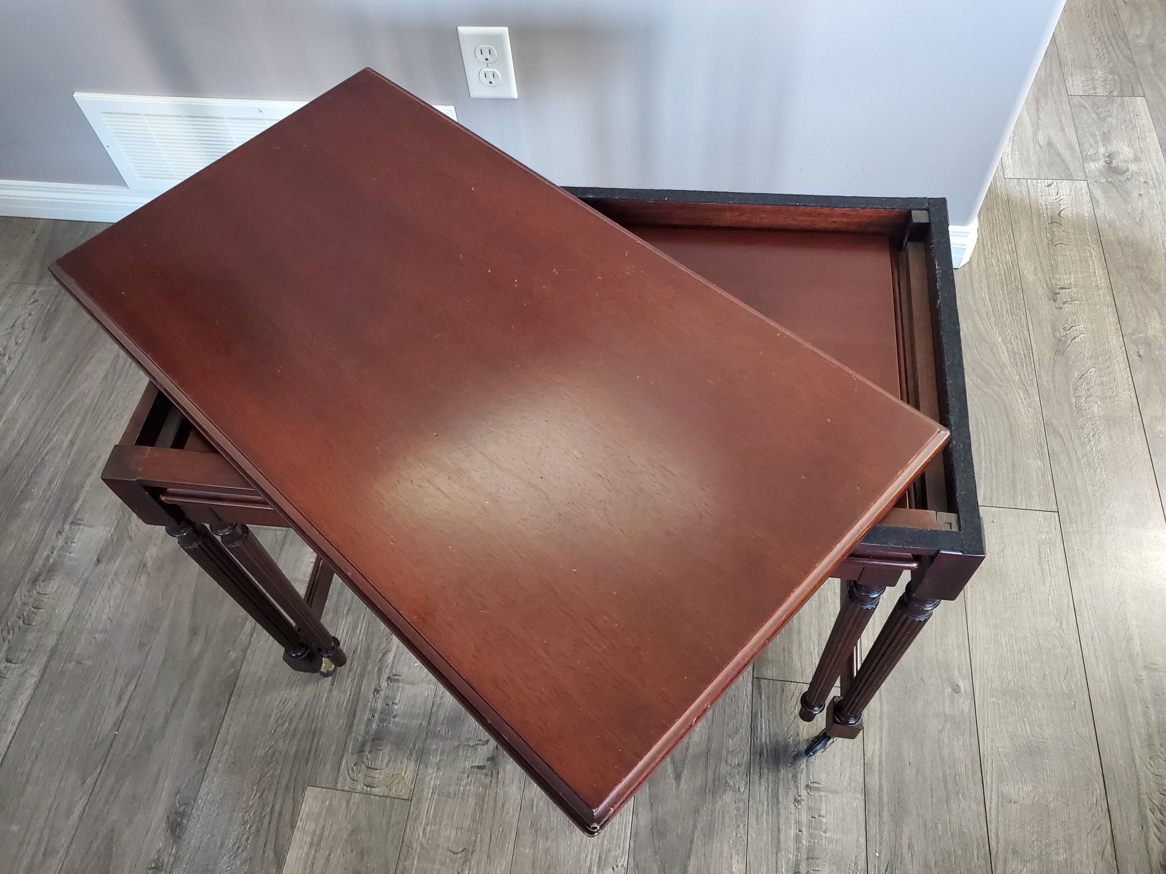 MAHOGONY VINTAGE TABLE SET - photo 4