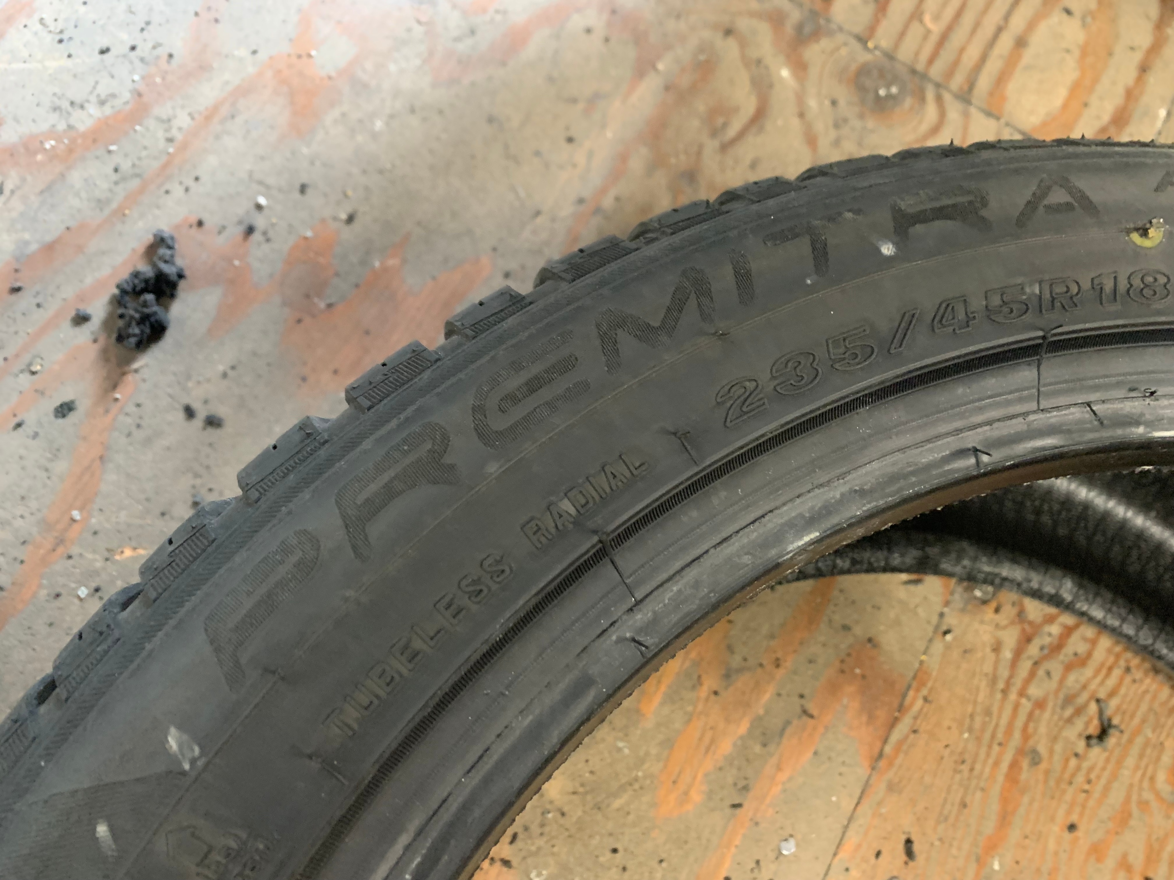 1 X single 235/45/18 98W M+S Maxxis Premitra A/S with 85% tread - photo 5