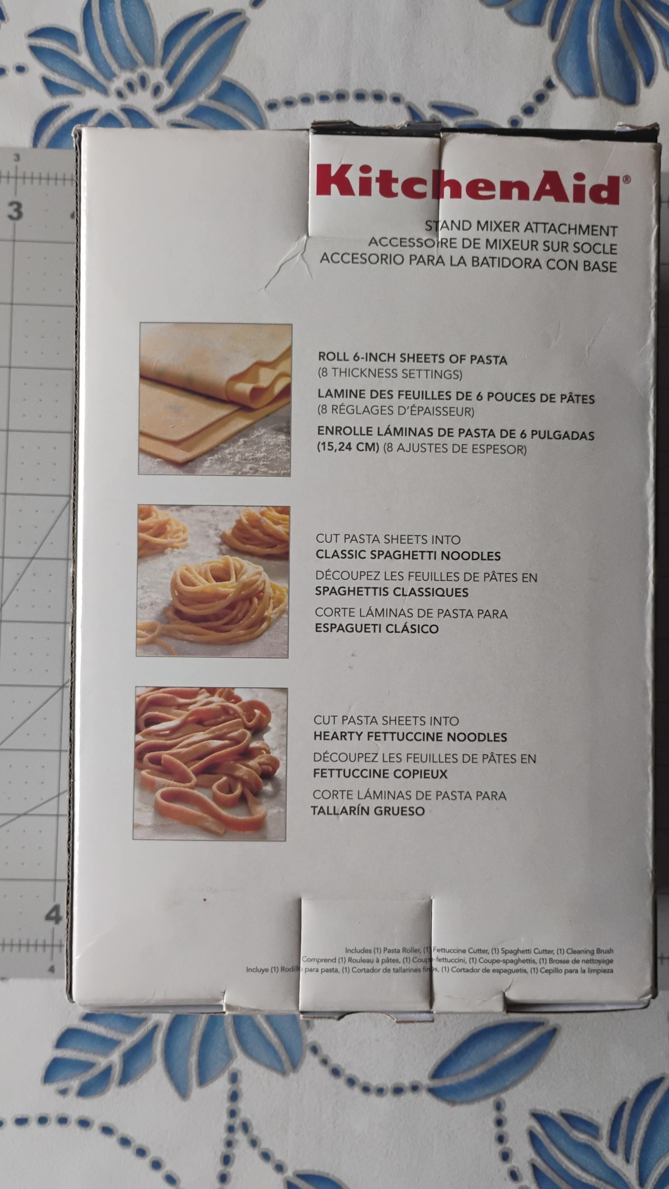 KitchenAid 3-Piece Pasta Roller & Cutter Attachment Set - photo 2