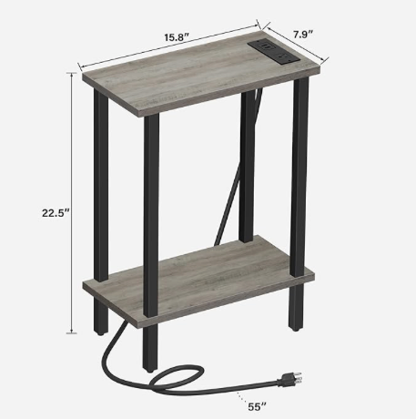 Nightstand with charging station - photo 2