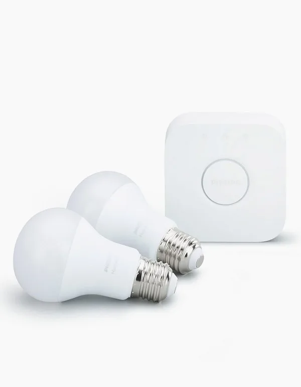 Philips Hue White 2-Pack Starter Kit with Smart Bridge - photo 4