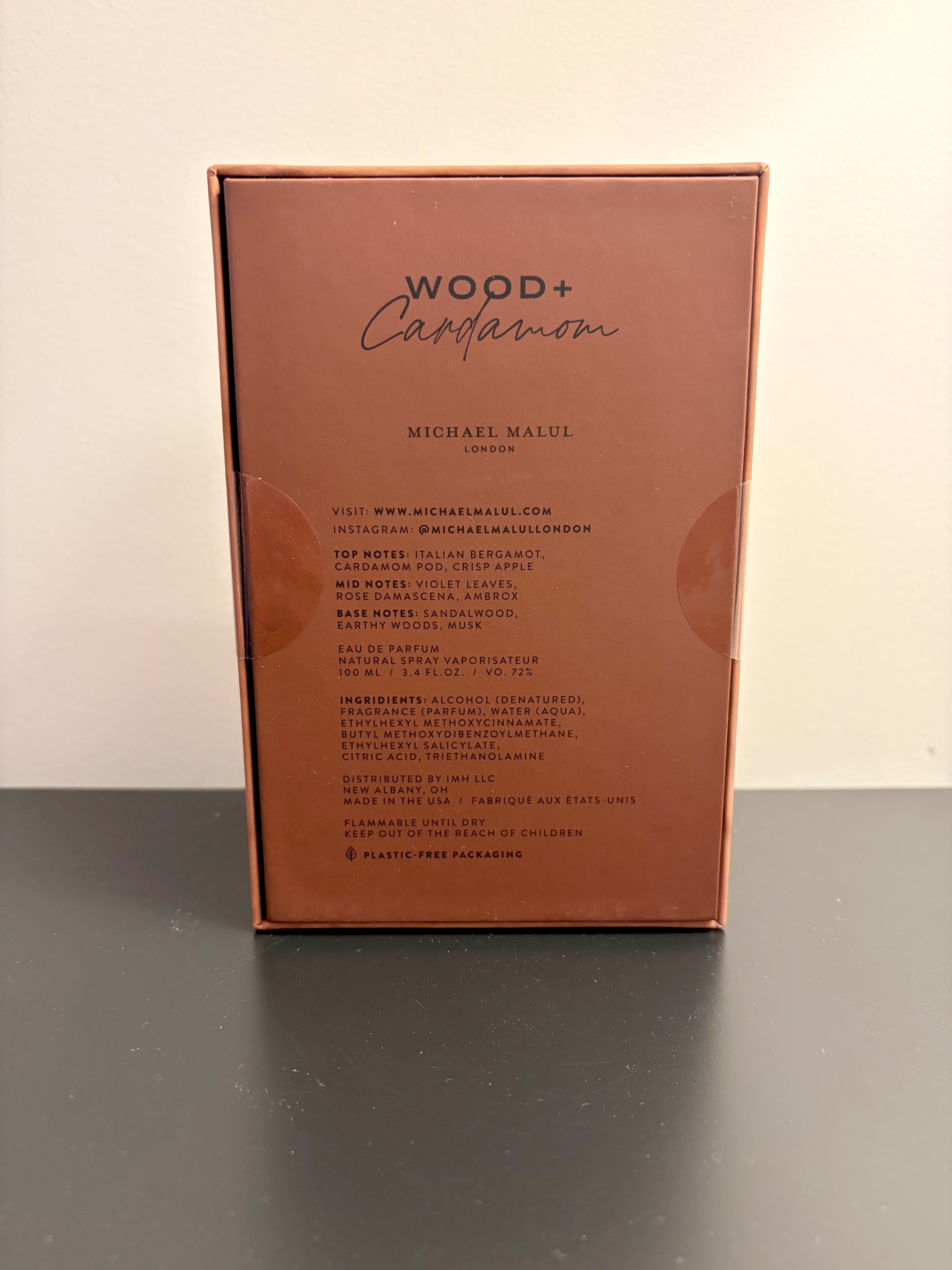 Michael Malul Wood + Cardamom, EDP, 100ml, BNIB and Sealed - photo 2