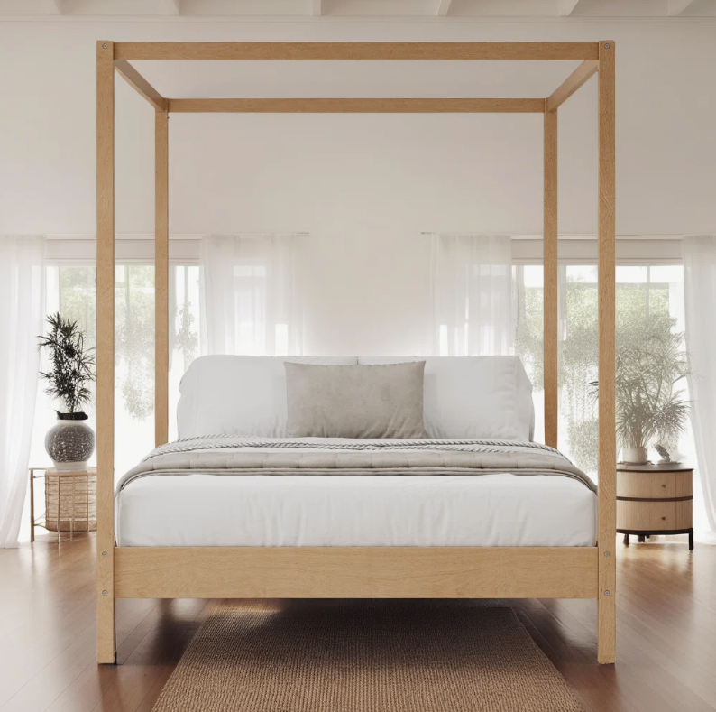 King Size Canopy Bed Frame (New in box) - photo 2