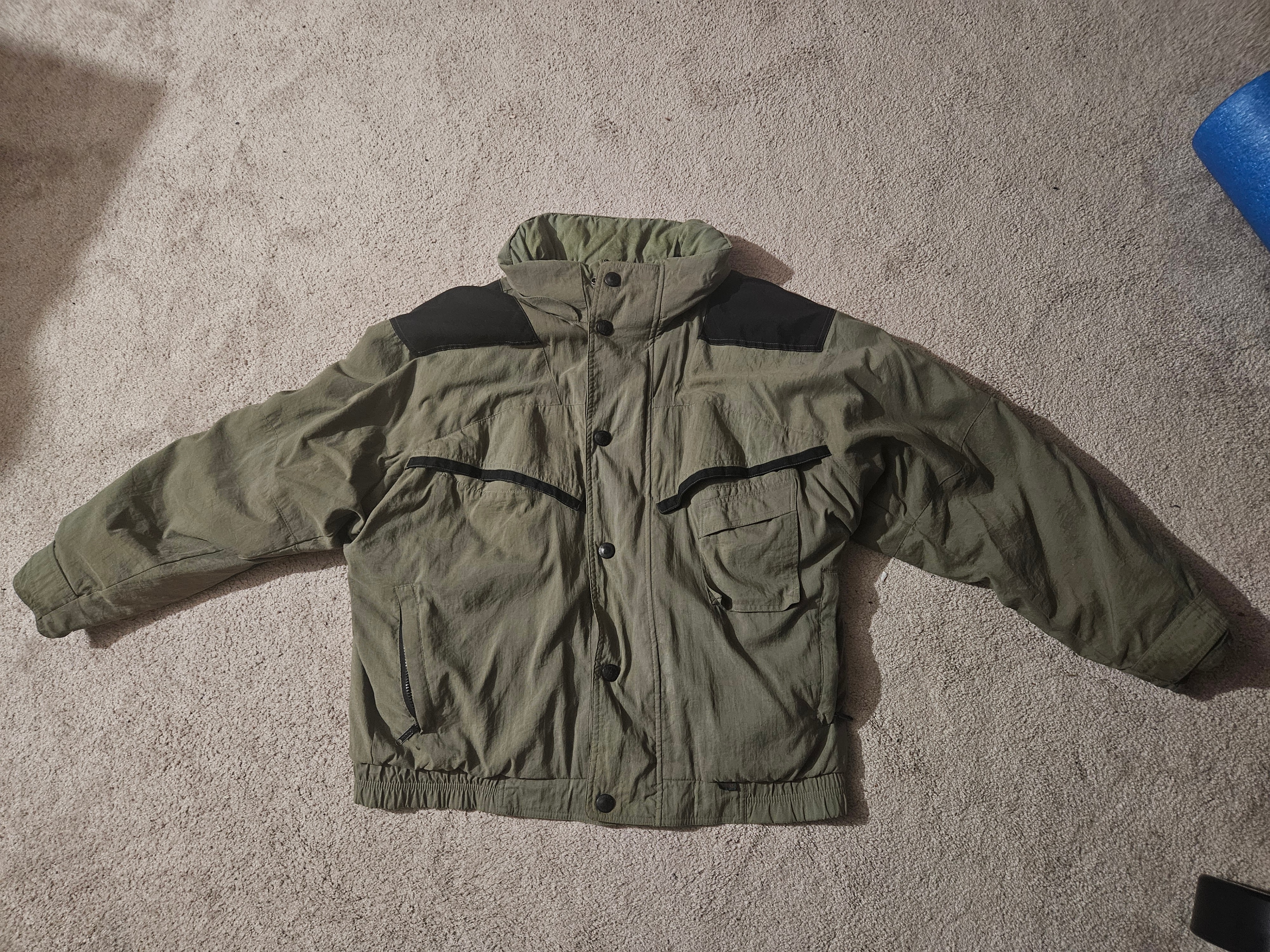 London Fog Men's 3-in-1 Winter/Spring Jacket, Size M, Rmvbl Hood