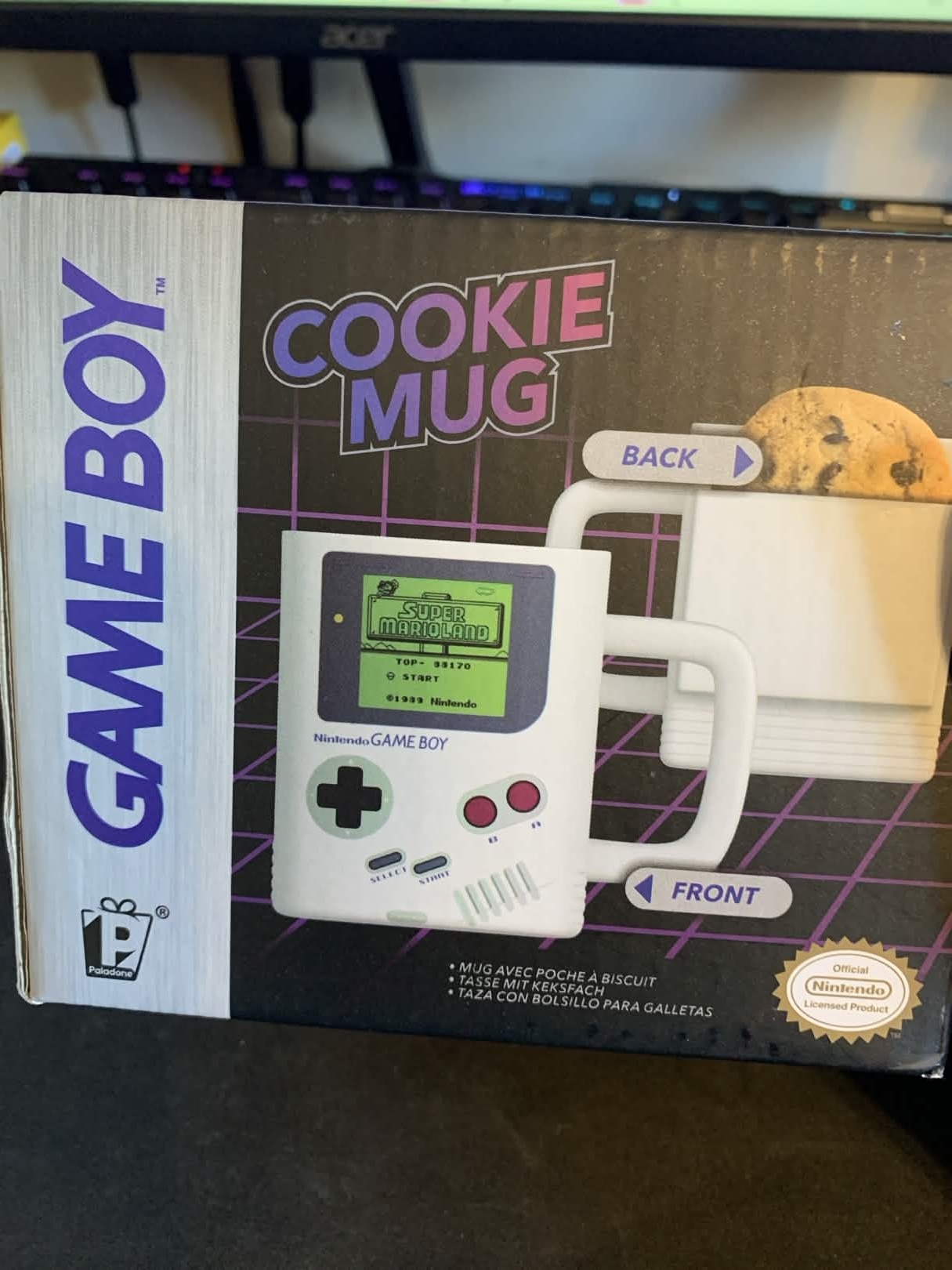 Nintendo Game Boy Super Mario Land Cookie Mug