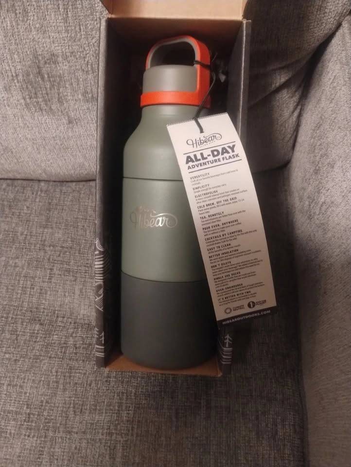 HIBEAR 32oz All-Day Adventure Flask -Insulated